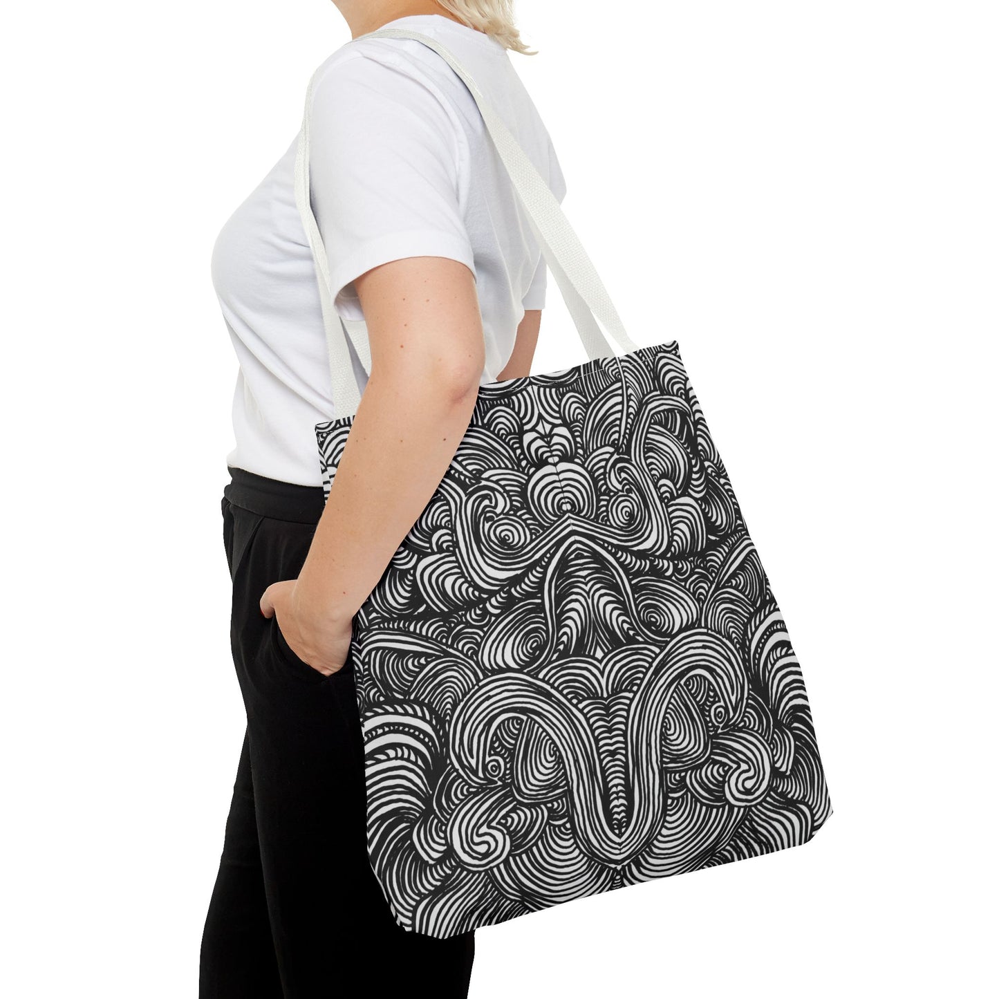 Unisex Original Line Art All Over Print Tote Bag - Mirage