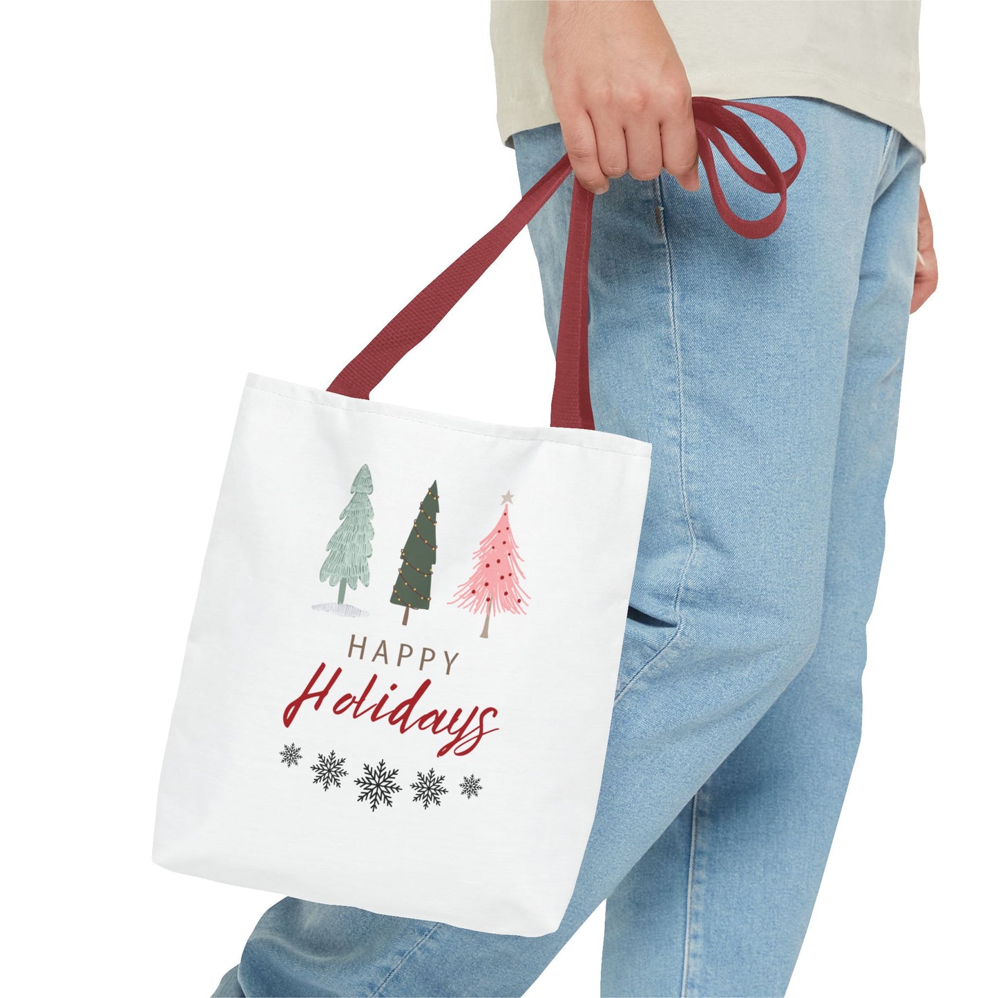 Unisex Happy Holidays Seasons Greetings Fall Tote Bag