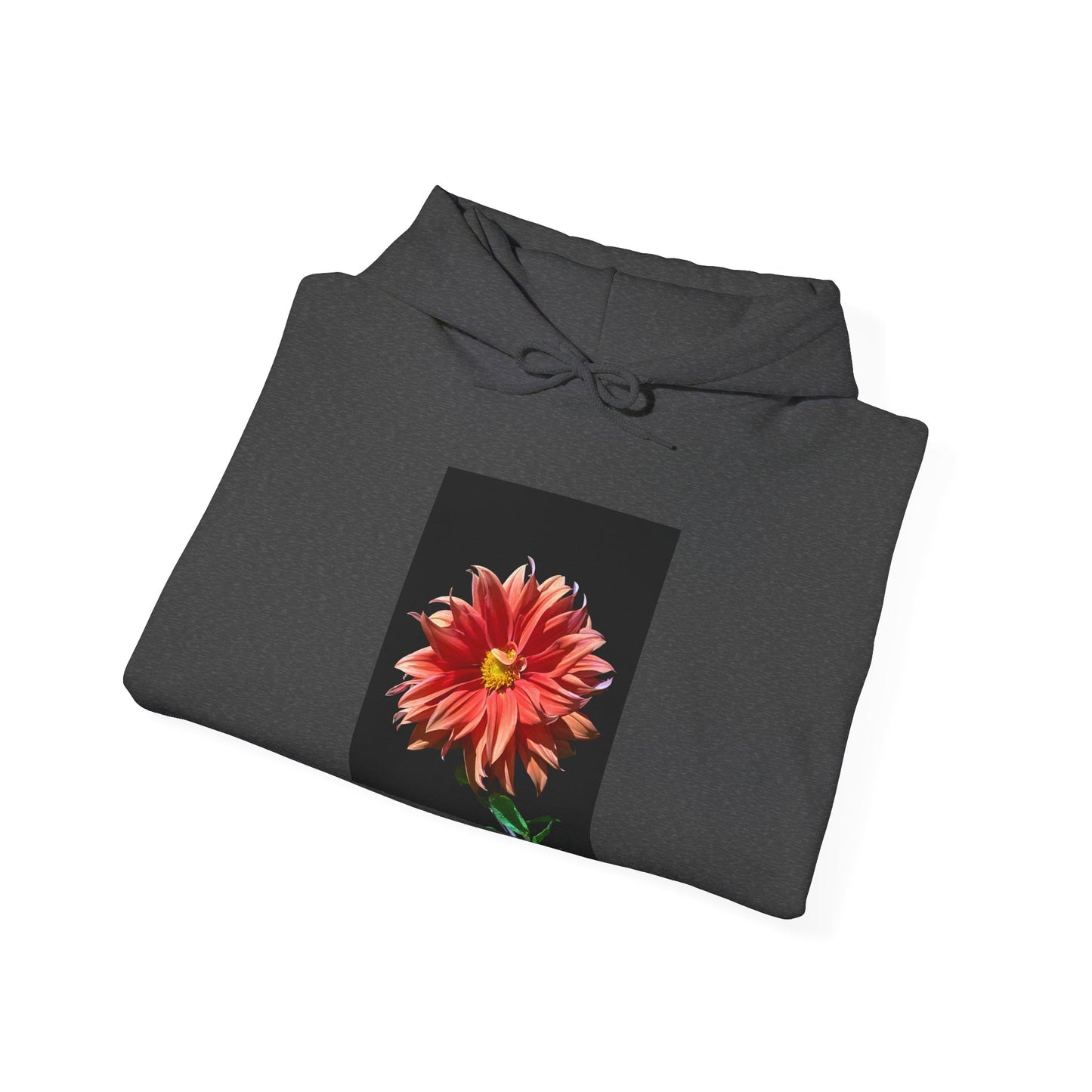 Unisex Heavy Blend™  Dahlia Flower Hooded Sweatshirt