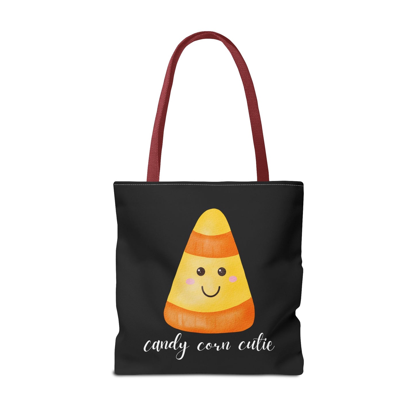 Cute Candy Corn Halloween Tote Bag Spooky Season Tote Trick or Treating Candy Bag Fall Themed Reusable Lunch Tote