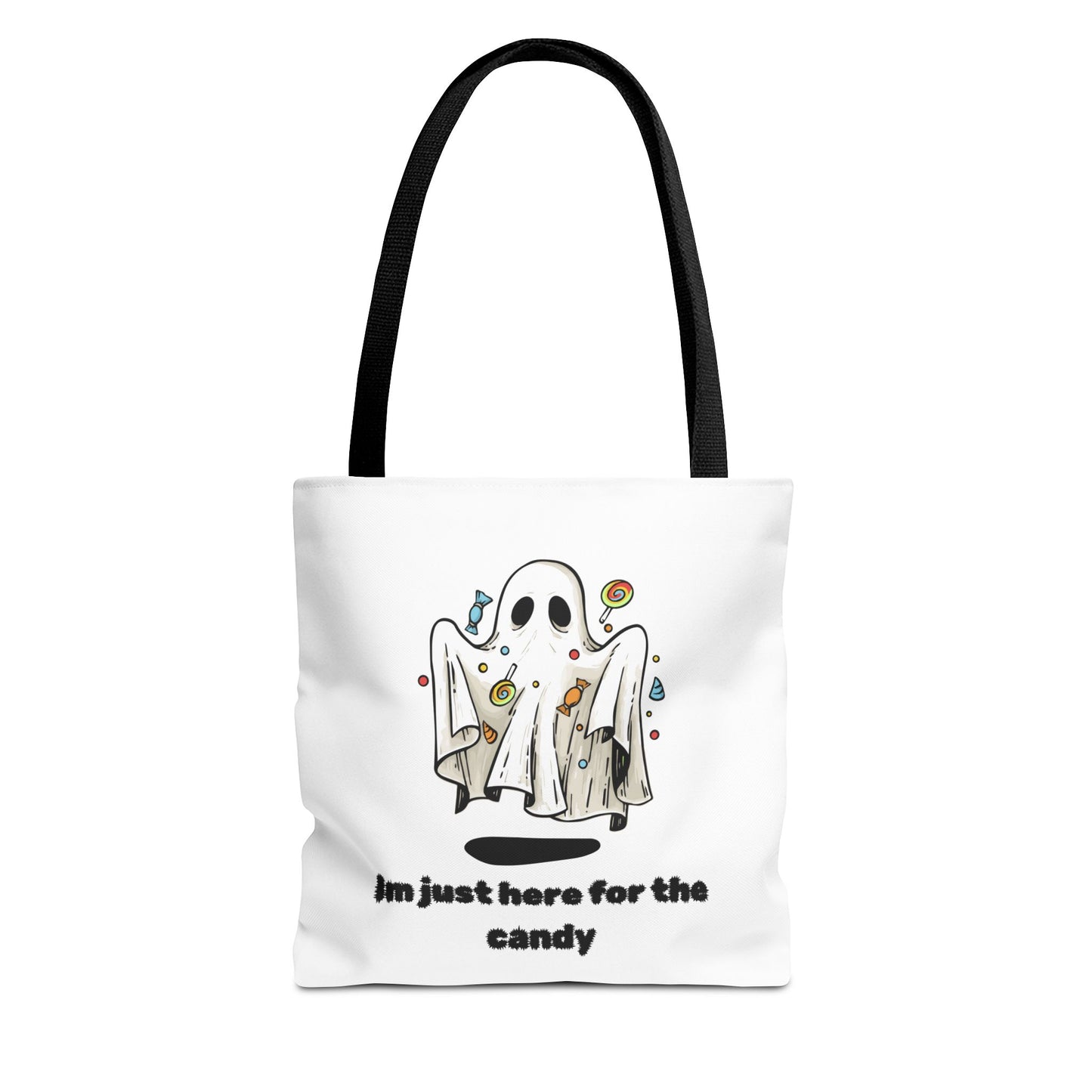 Cute Ghost Halloween Lover Spooky Season Trick or Treating Candy Bag Fall Themed Reusable Lunch Bag