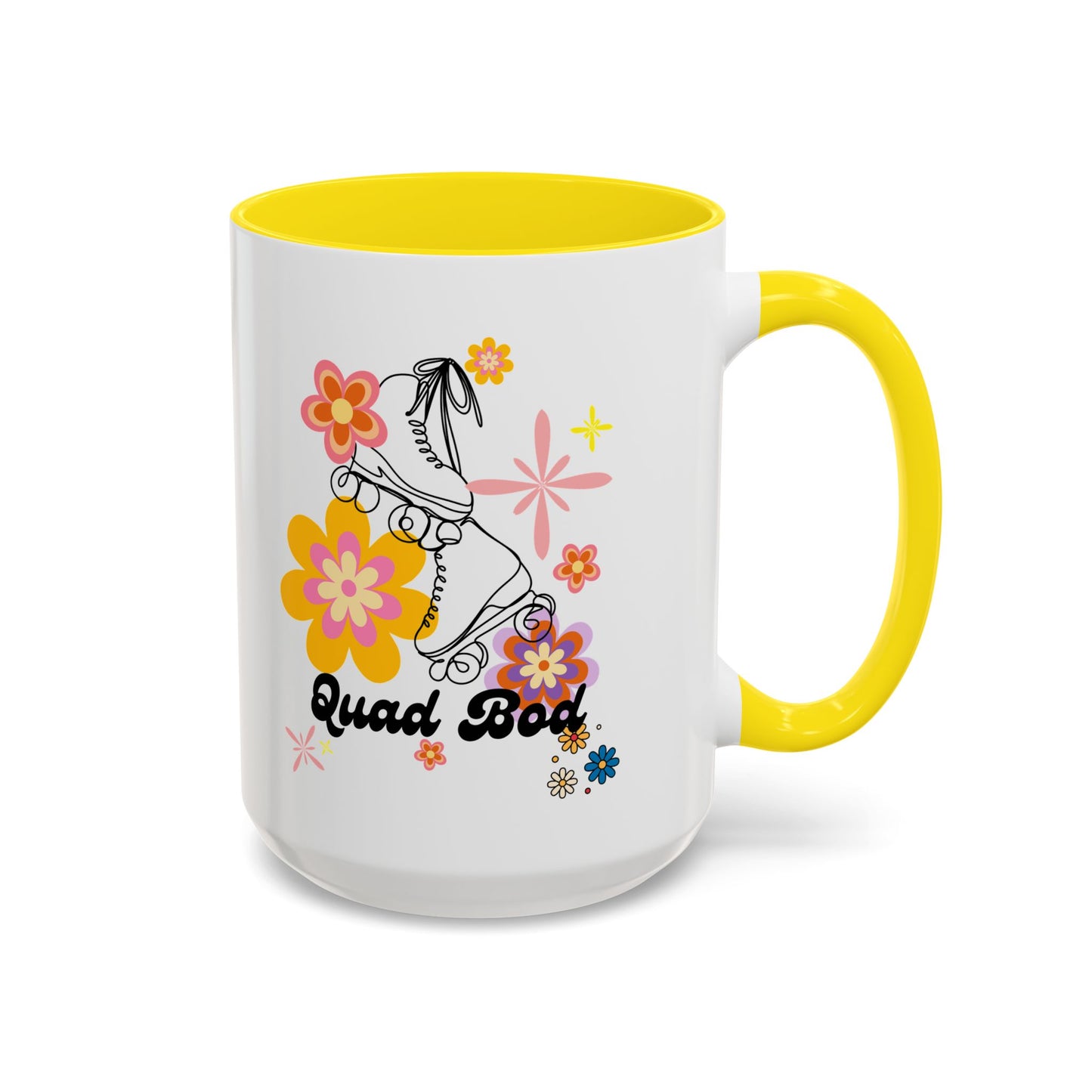 11oz/15oz Retro Vibes Roller Skate Quad Bod Coffee Mug