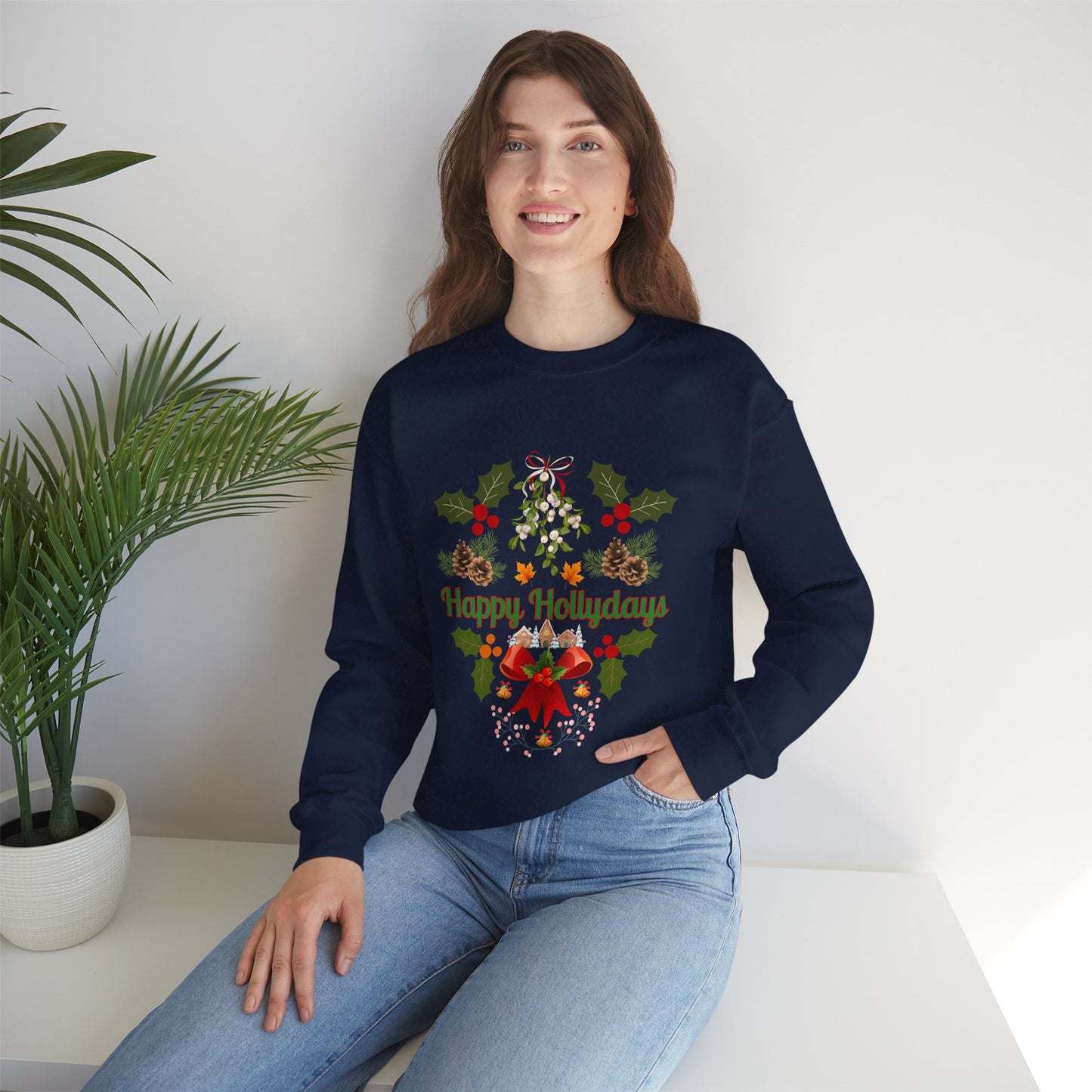 Unisex Ugly Sweater Contest Happy Hollydays Sweatshirt
