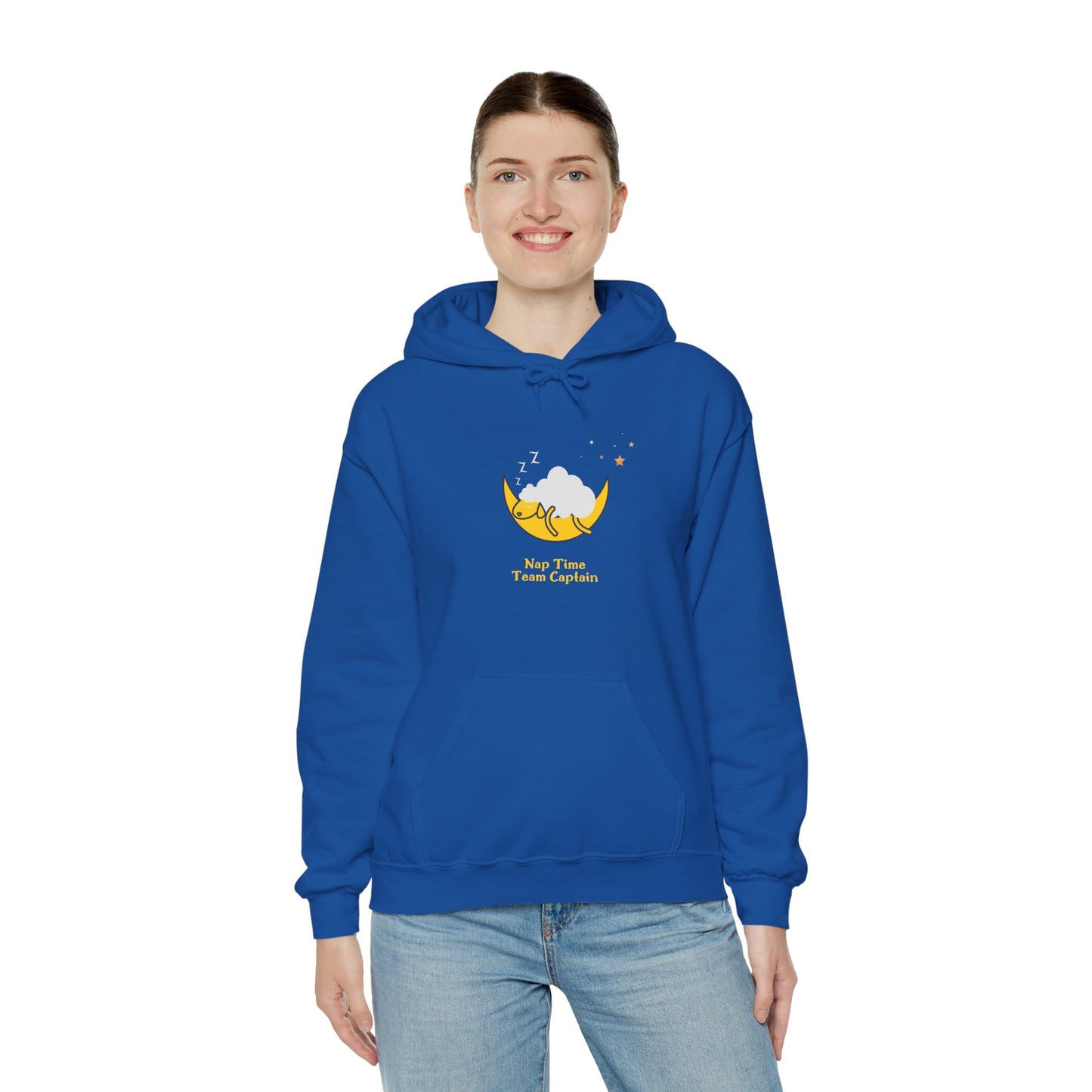 Unisex Heavy Blend™ Nap Time Team Captain Hooded Sweatshirt