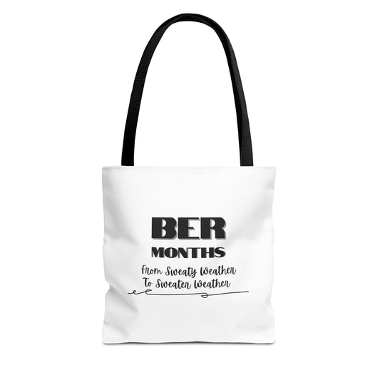 Unisex BER Months Tote Bag Autumn Fall September October November December Tote Bag Favorite Months Tote Bag