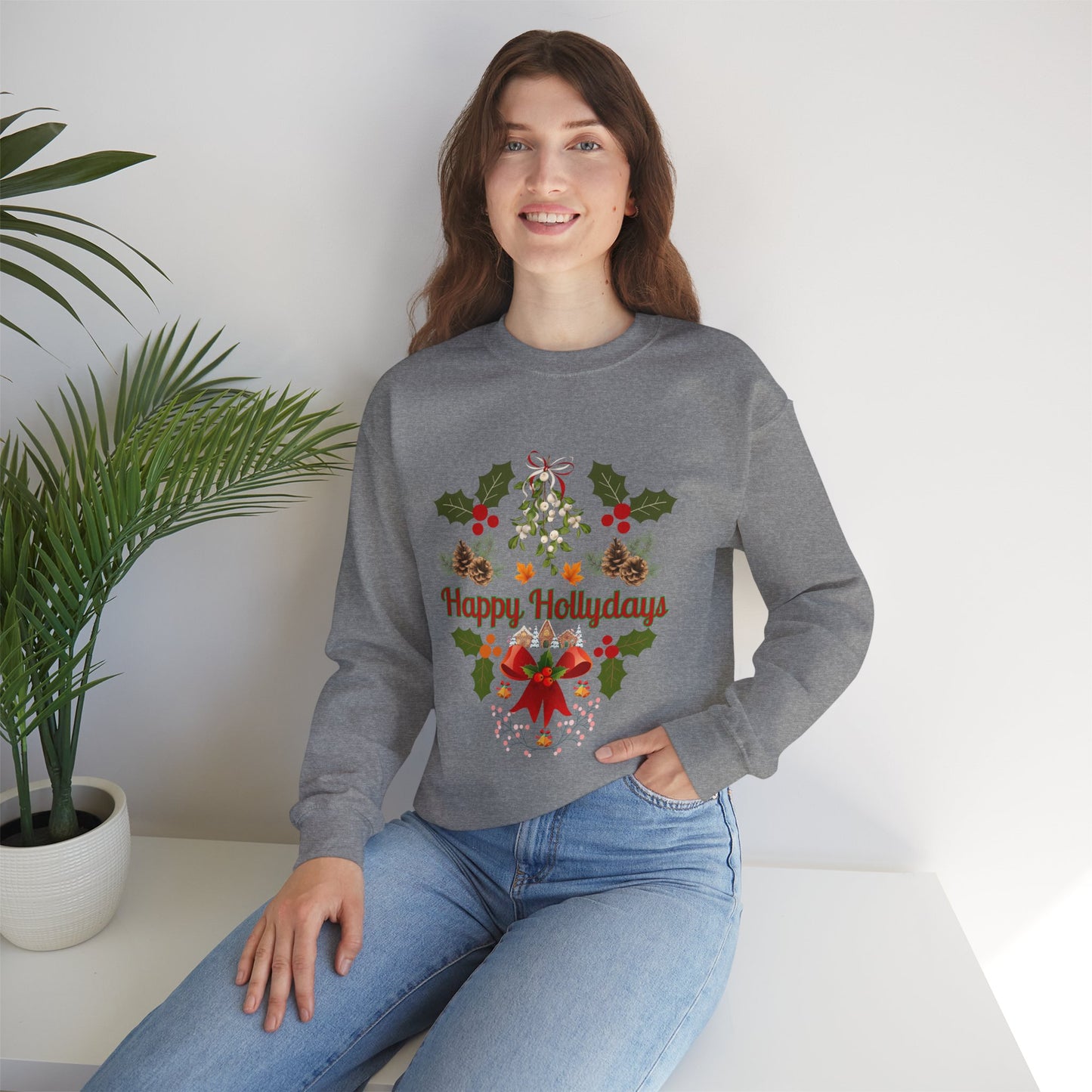Unisex Ugly Sweater Contest Happy Hollydays Sweatshirt
