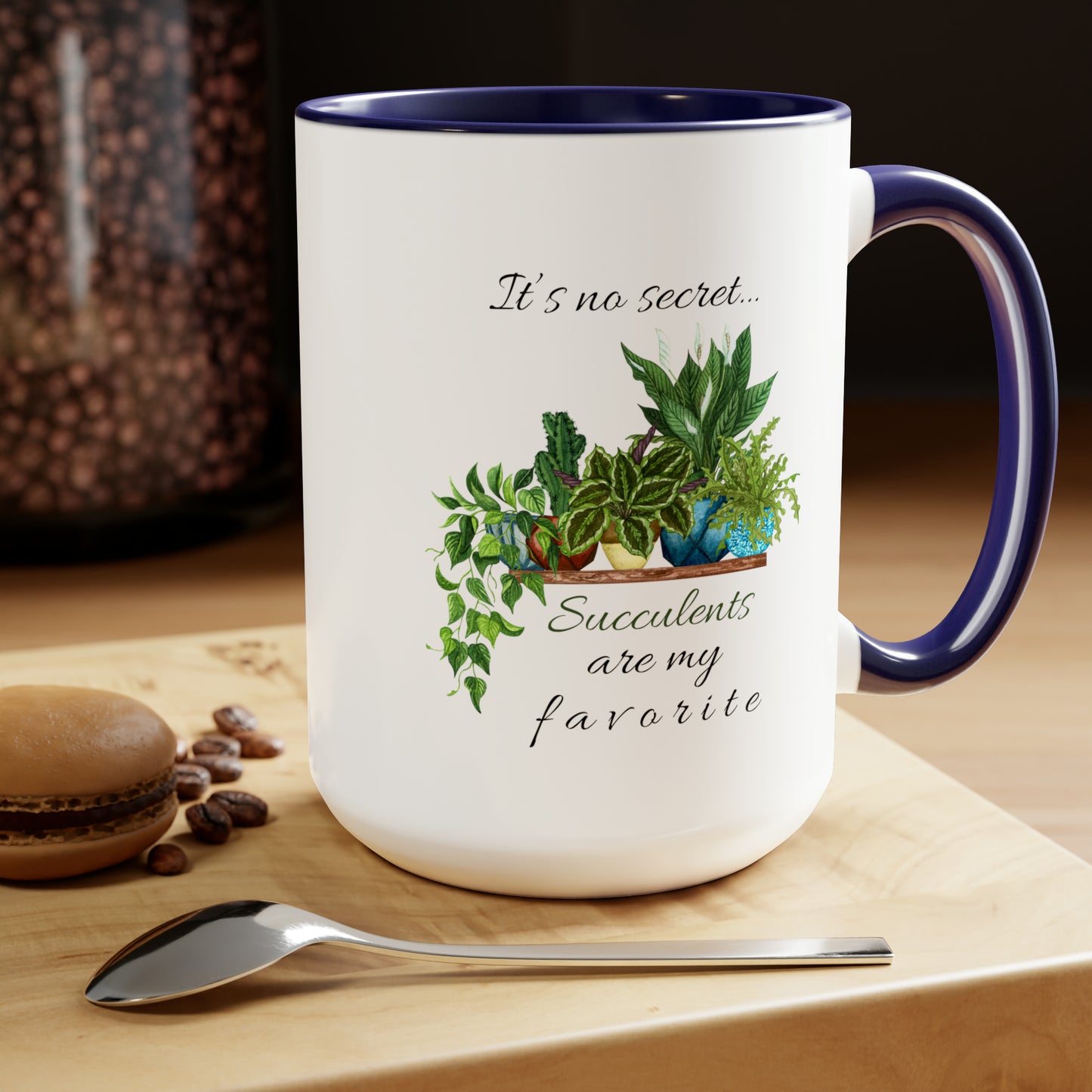 15oz Garden Themed Coffee Mug - Succulents Are My Favorite