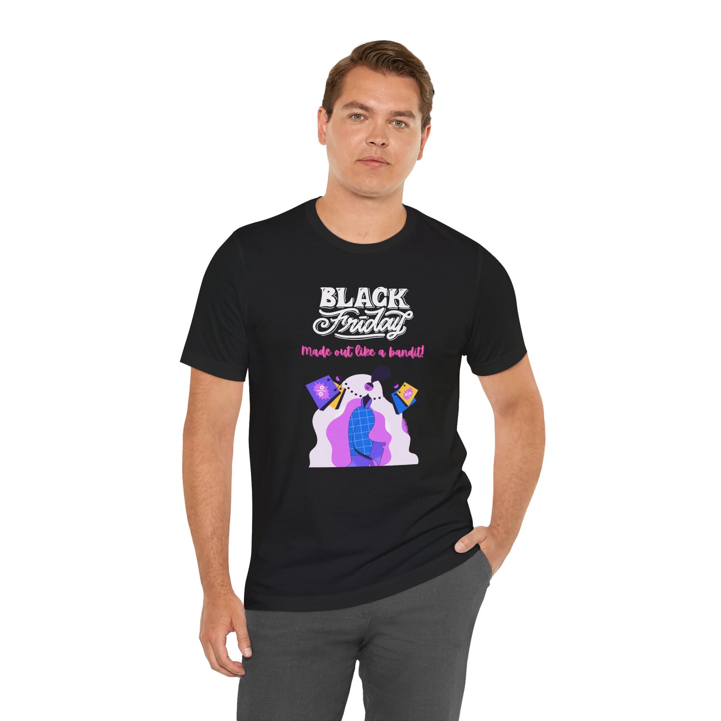 Unisex Jersey Short Sleeve Black Friday Sales T-Shirt