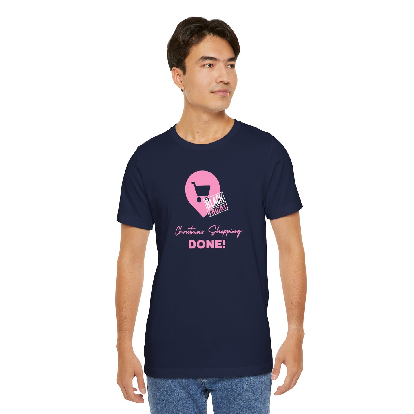 Unisex Jersey Short Sleeve Black Friday Christmas Shopping T-Shirt