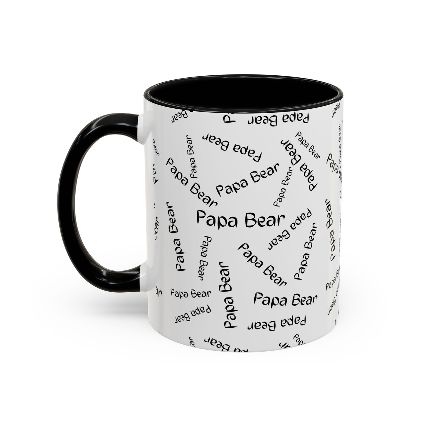 11oz/15oz Papa Bear Word Scramble Coffee Mug