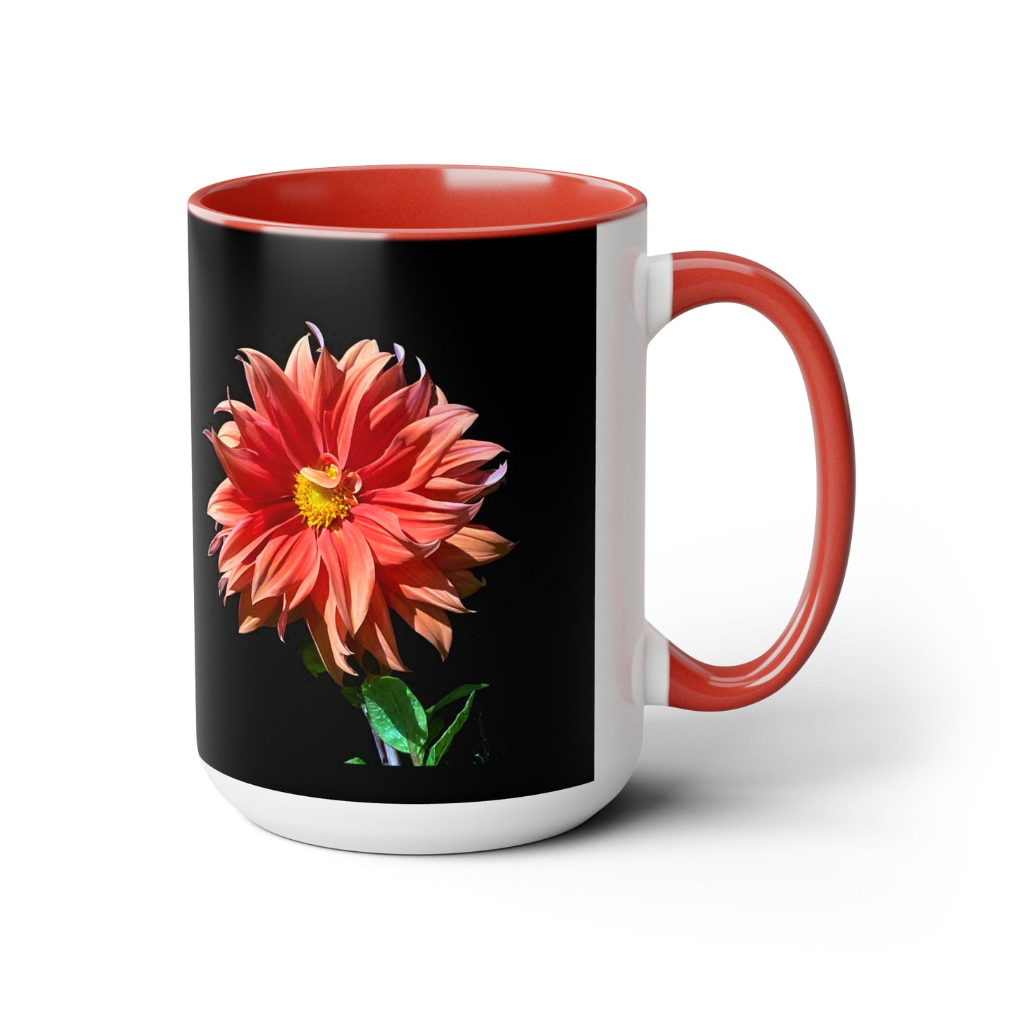 15oz Dahlia Flower Coffee Mug