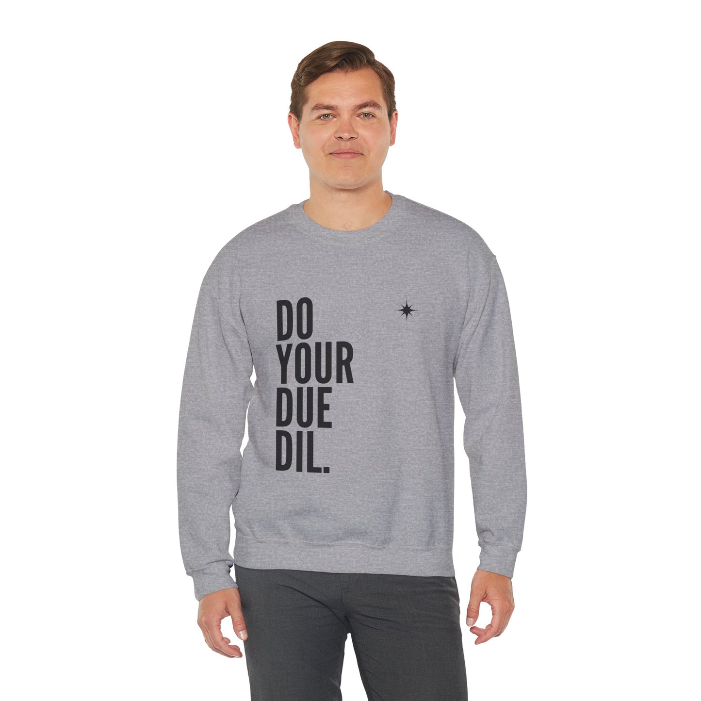 Unisex Heavy Blend Crewneck Due Your Due Diligence Sweatshirt