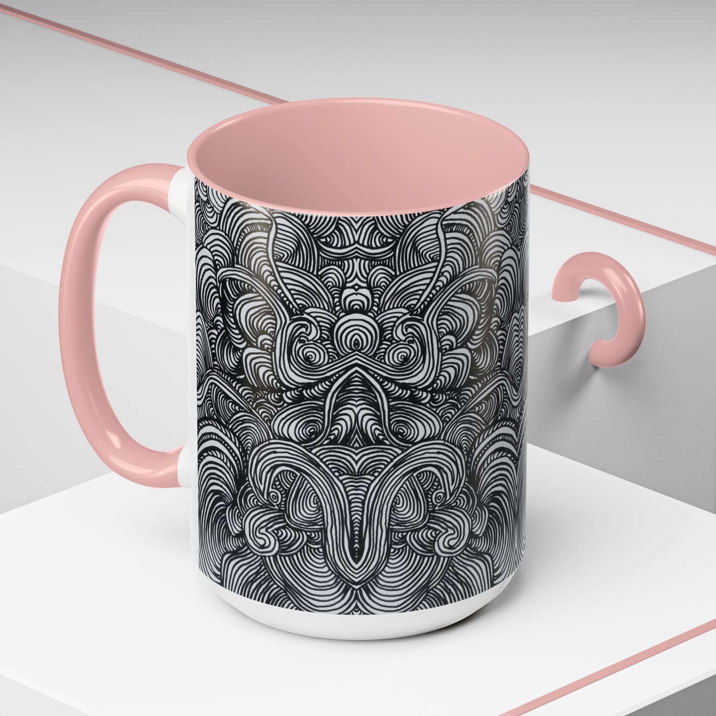 11oz/15oz Original Line Art Coffee Mug - Liquid