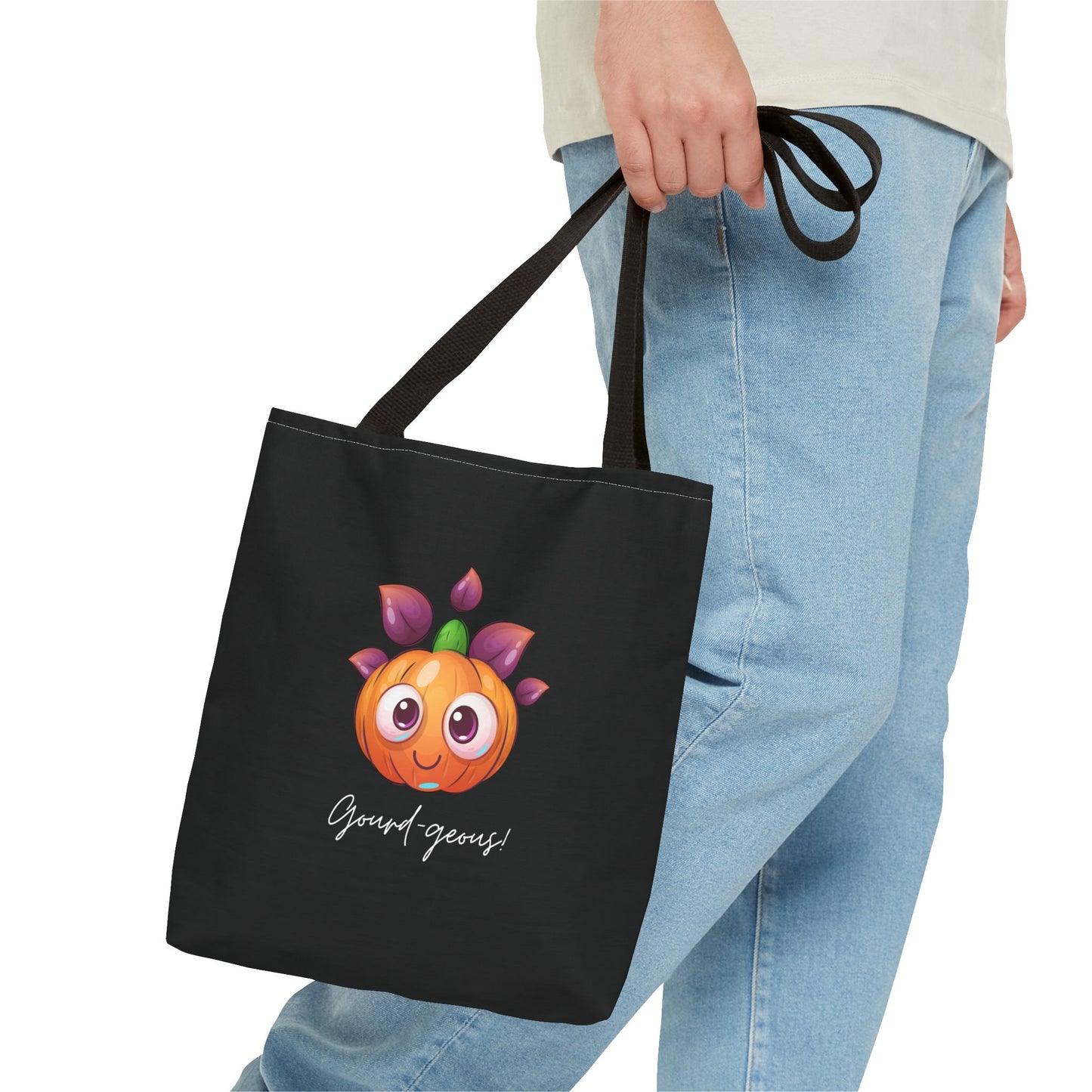 Cute Halloween Pumpkin Tote Spooky Season Tote Trick or Treating Candy Fall Themed Reusable Lunch Tote