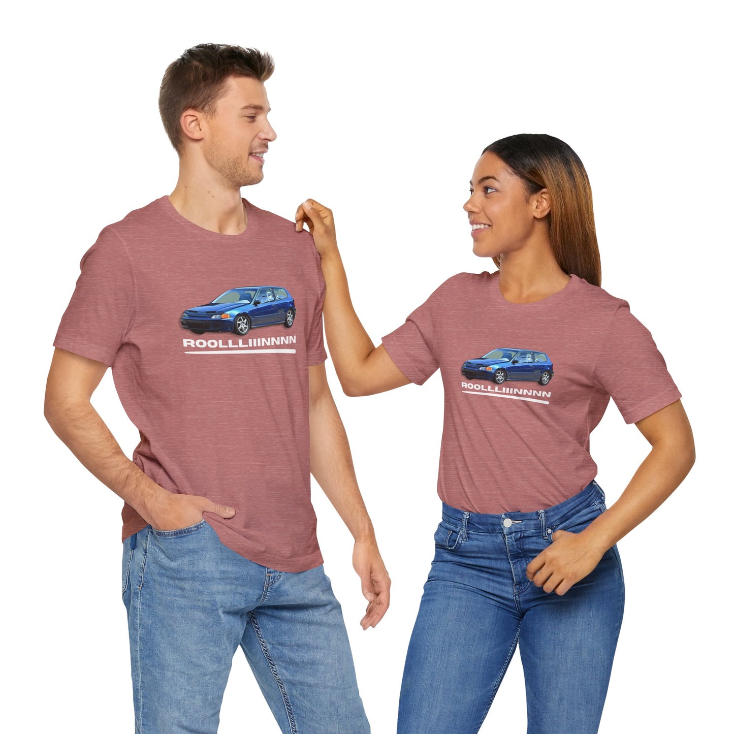 Unisex Jersey Short Sleeve Rolllllin Civic Hatchback Appreciation T-Shirt