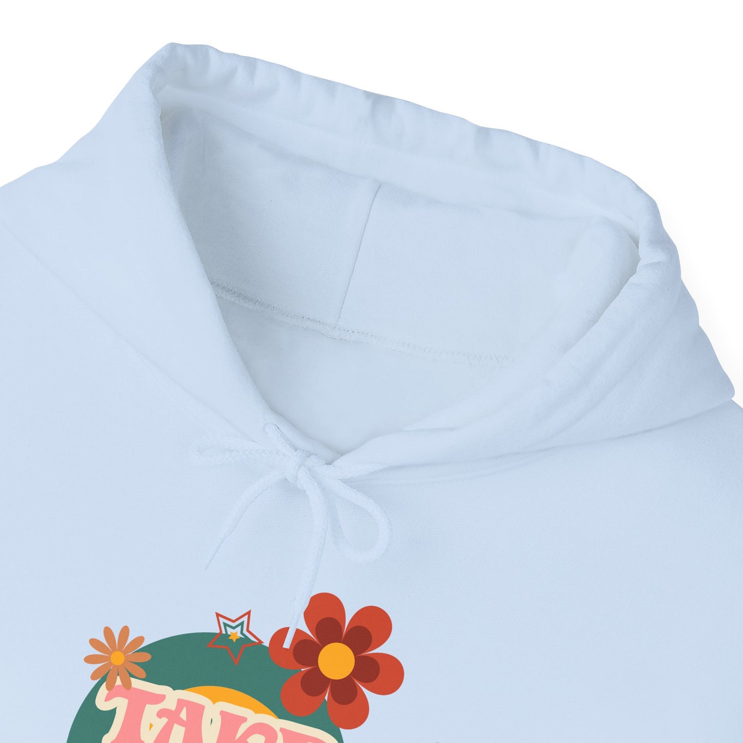 Unisex Heavy Blend™ Retro Vibes Take It Easy Hooded Sweatshirt