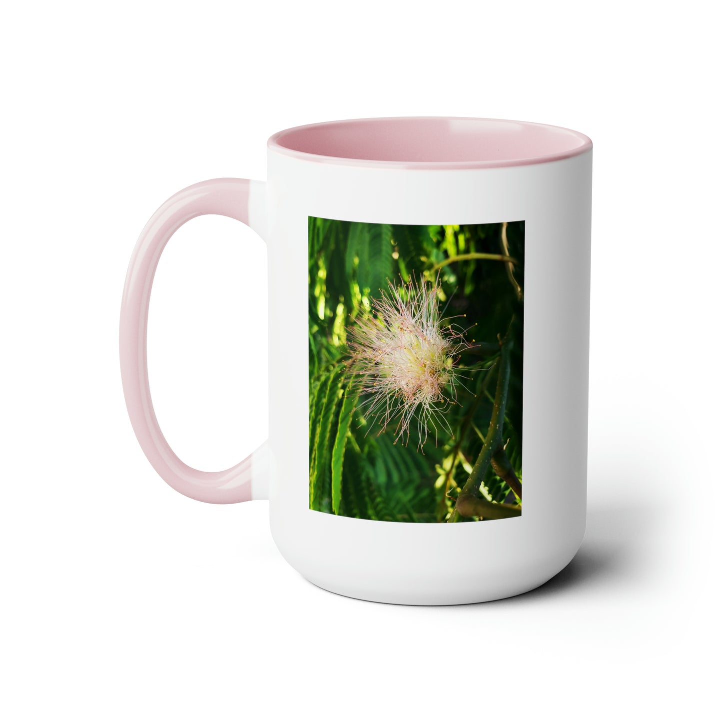 15oz. Garden Themed Coffee Mug, Coffee Club Mug with Silk Blossom