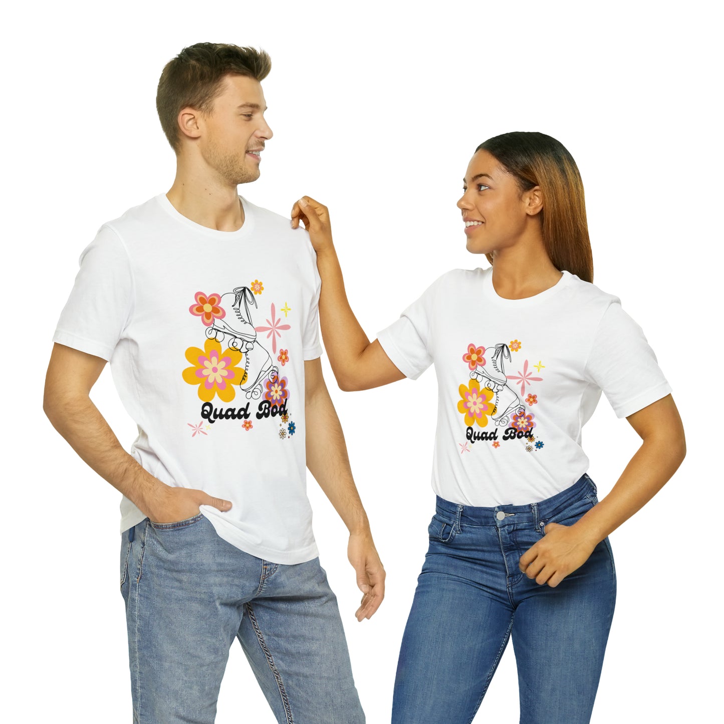 Unisex Quad Bod Roller Skater T-Shirt