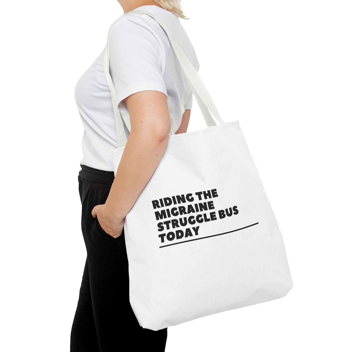 Unisex Migraine Day Invisible Illness Warrior Tote Bag