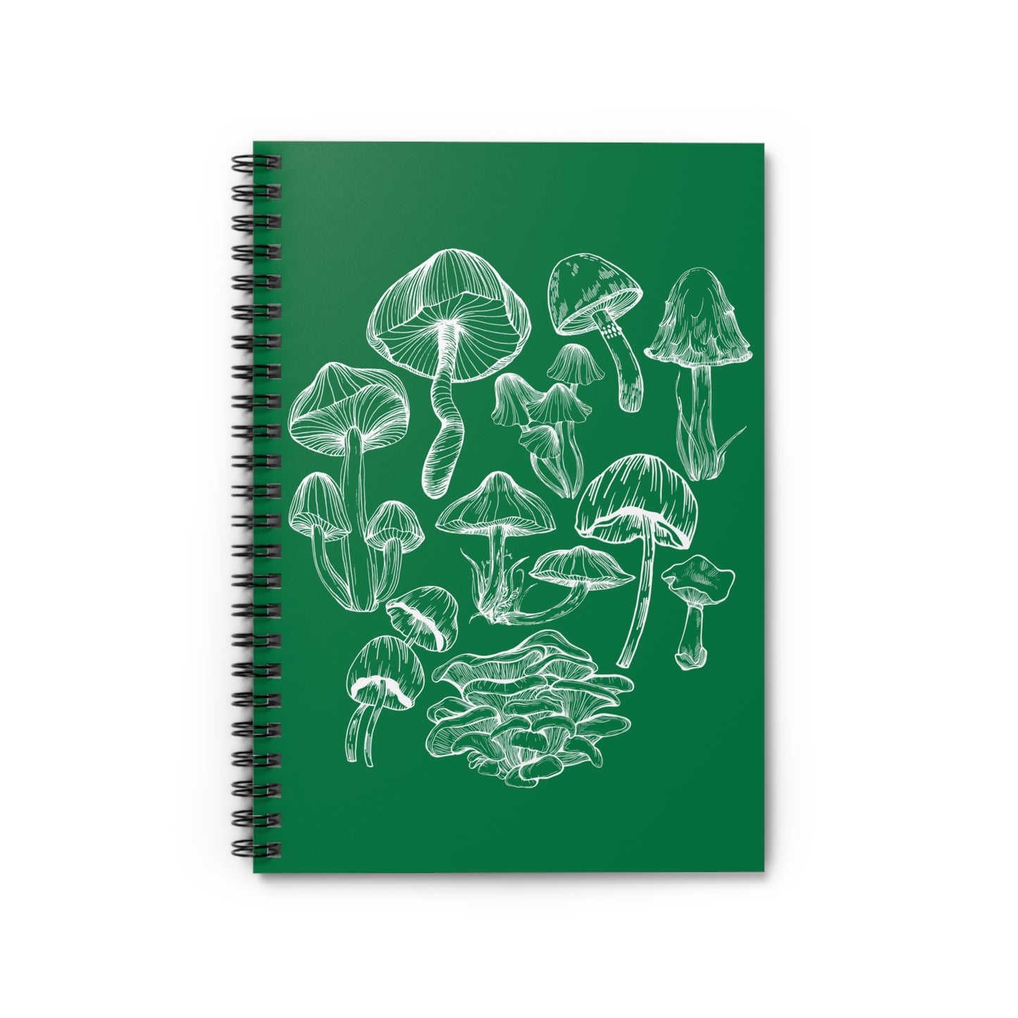 Mushroom Lover Fungi Print Toadstool Spiral Notebook
