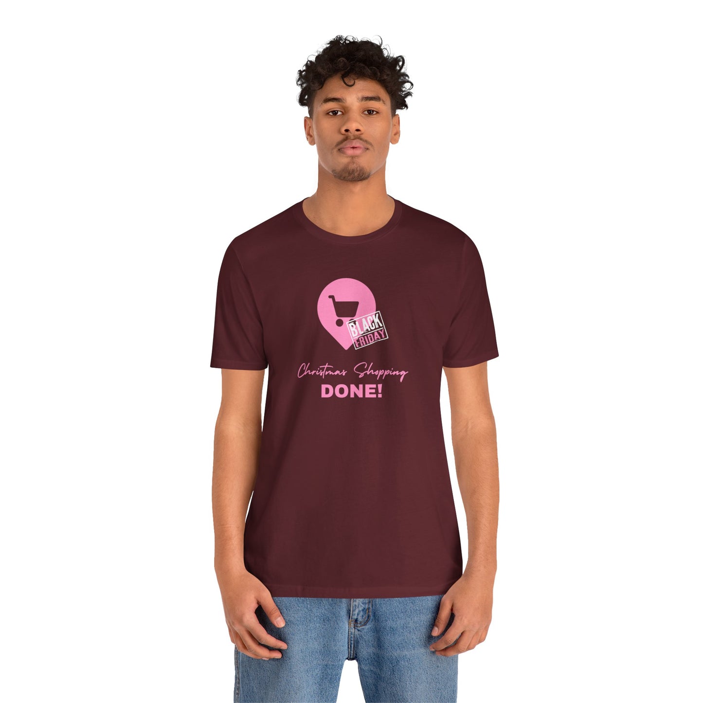 Unisex Jersey Short Sleeve Black Friday Christmas Shopping T-Shirt