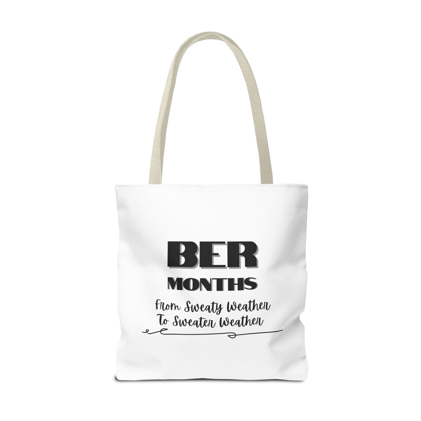 Unisex BER Months Tote Bag Autumn Fall September October November December Tote Bag Favorite Months Tote Bag