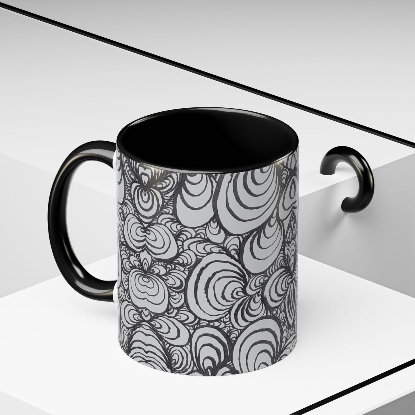 11oz/15oz Original Line Art Mug - Puzzle Panels 1