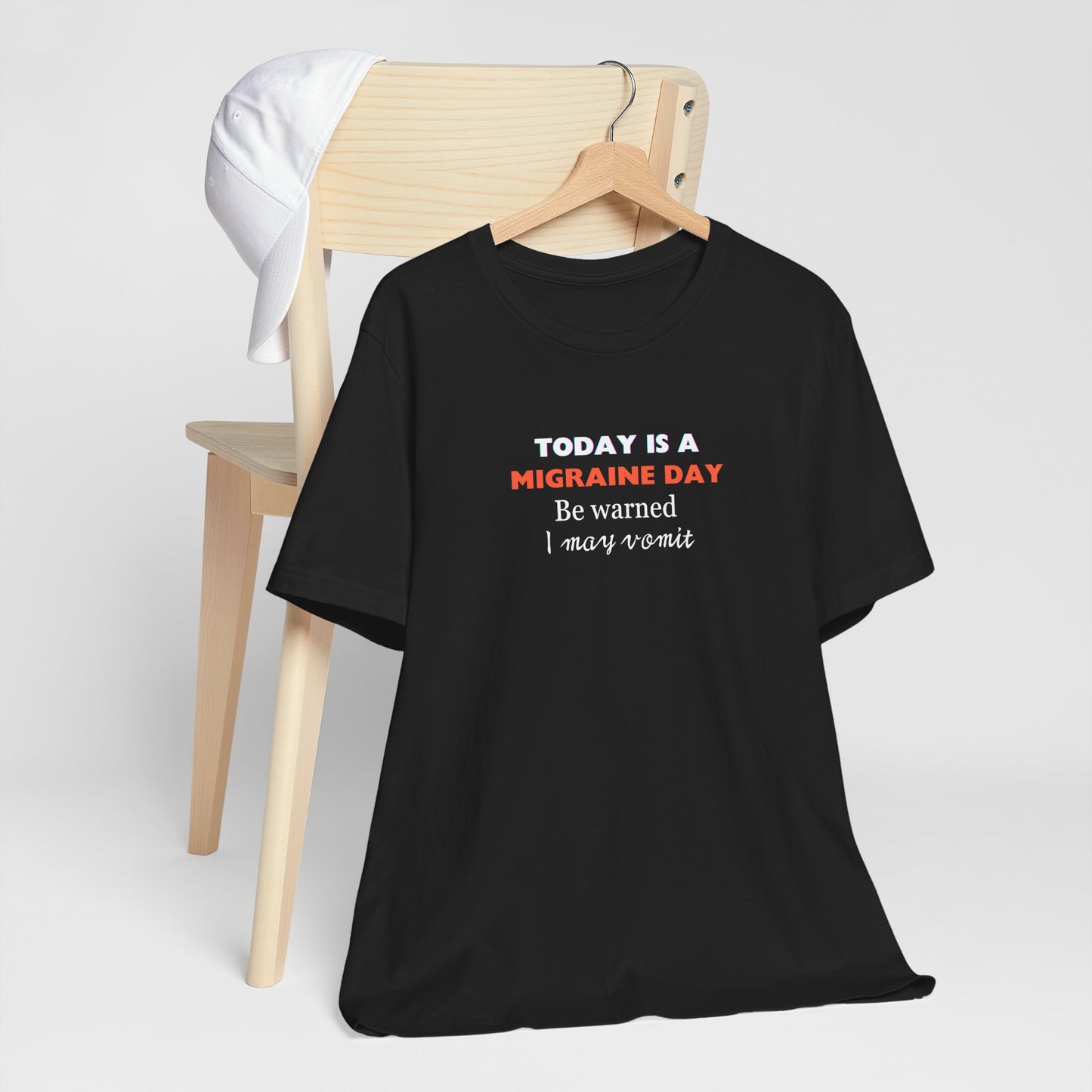 Unisex Migraine Sufferer Today Is A Migraine Day T-shirt I May Vomit