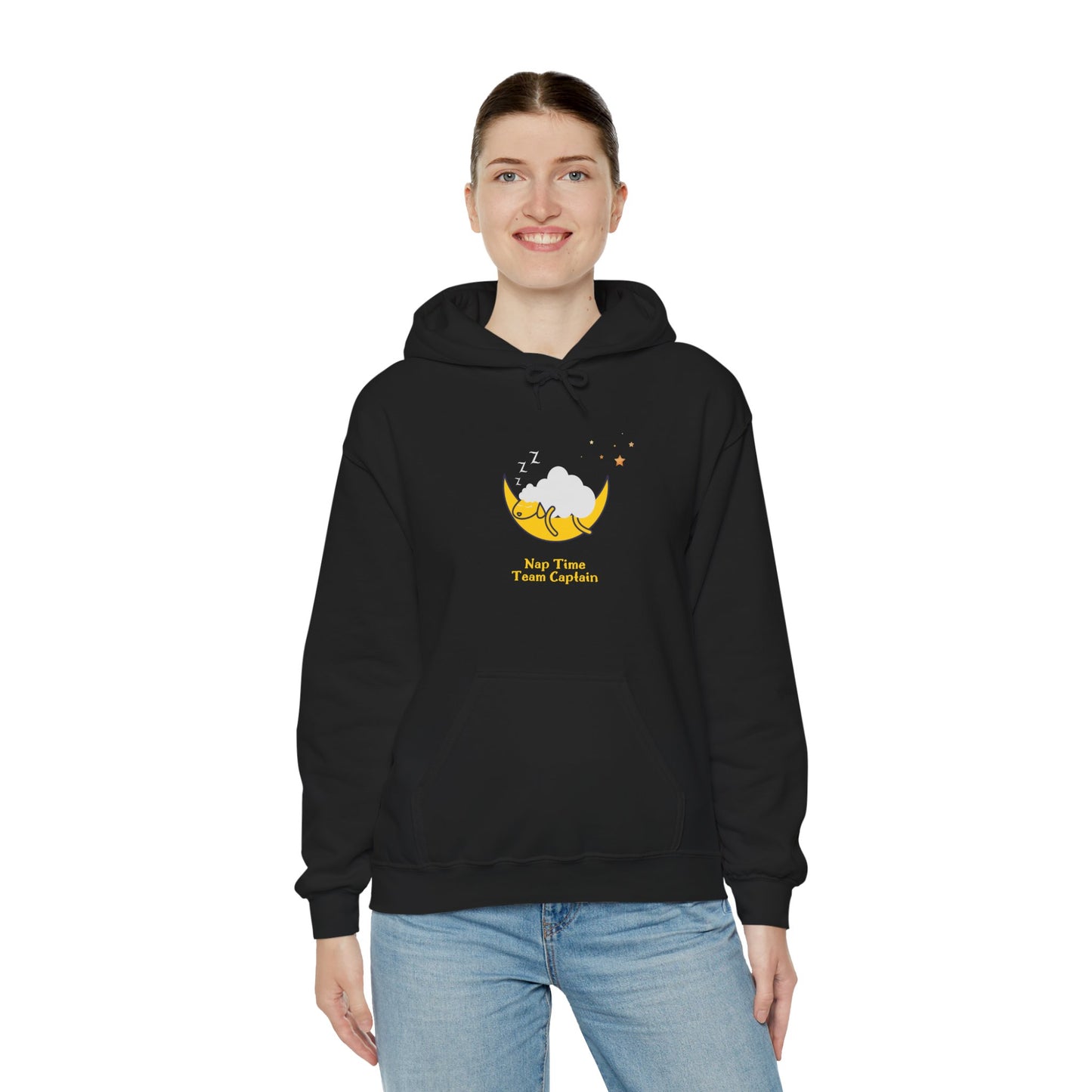 Unisex Heavy Blend™ Nap Time Team Captain Hooded Sweatshirt