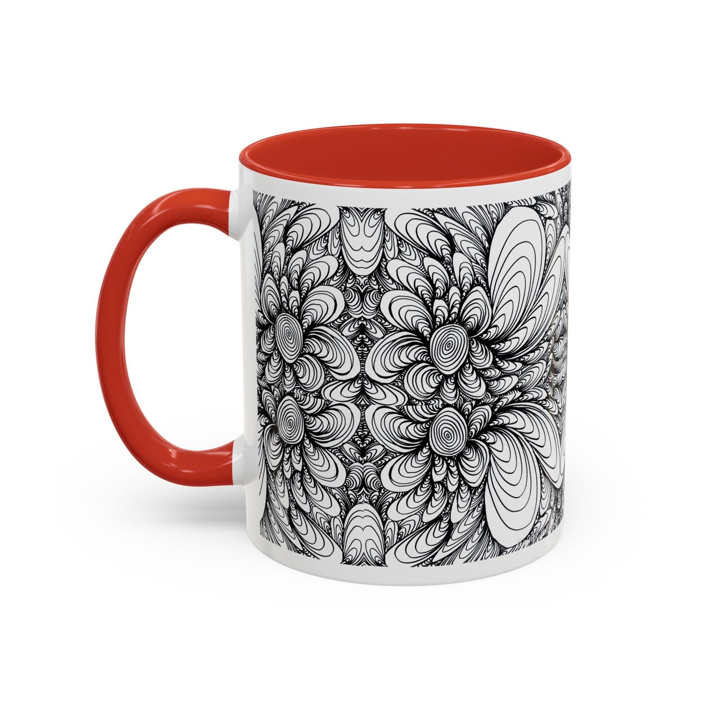 11oz/15oz Original Line Art Mug - Blooms