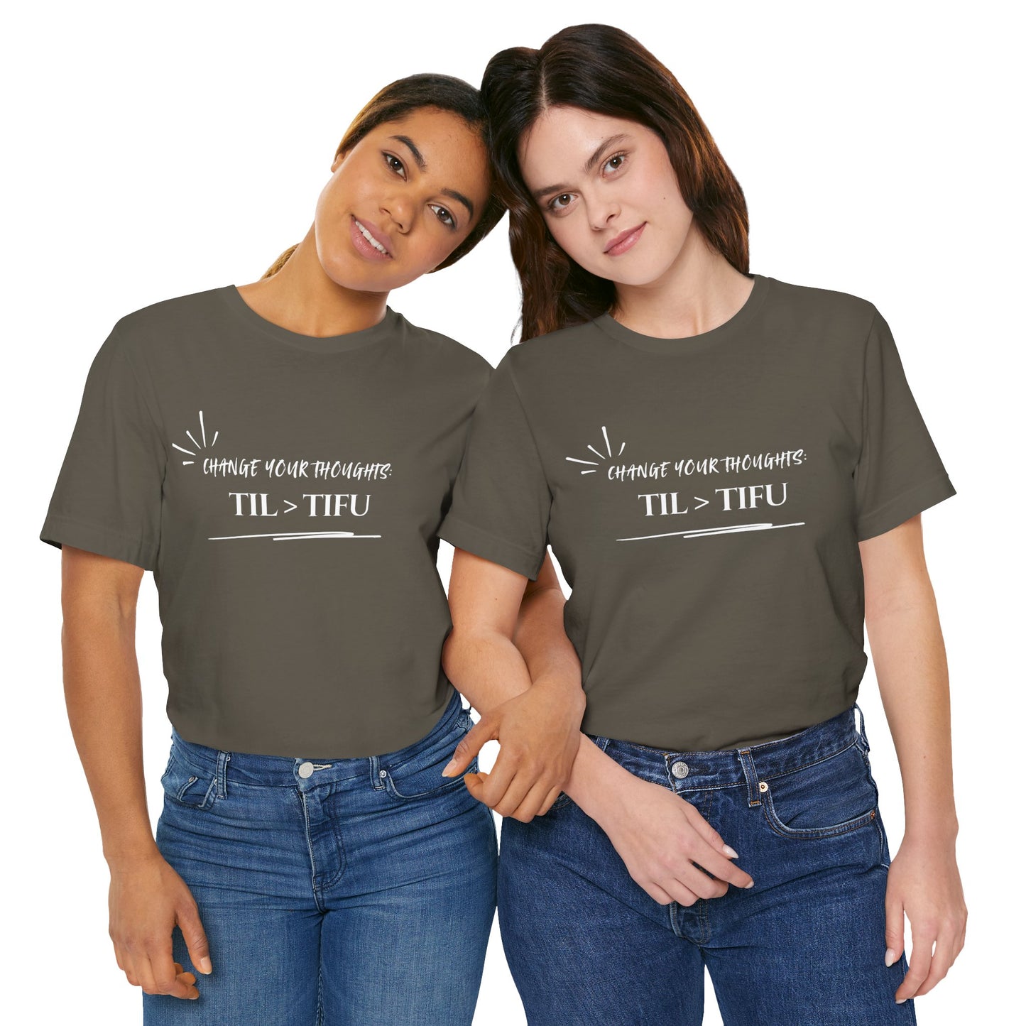 Unisex Self Love Positive Self Talk and Thoughts Mental Health Awareness and Positivity T-Shirt TIL>TIFU