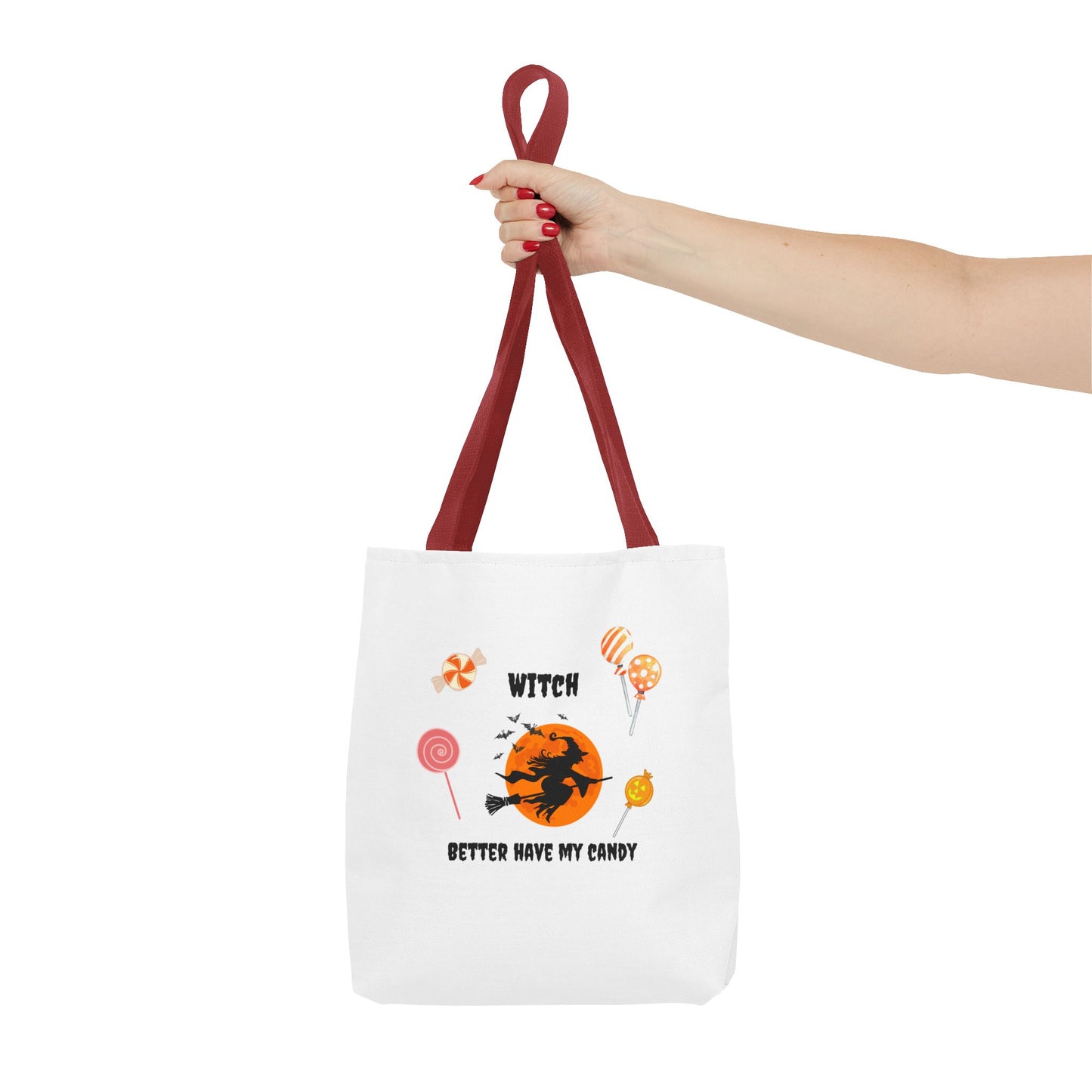 Halloween Tote Bag Spooky Season Trick or Treating Candy Bag Fall Themed Reusable Lunch Tote