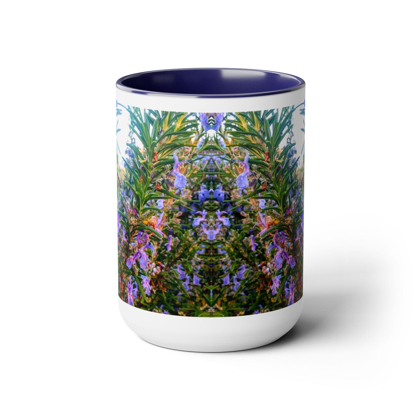 15oz Garden Themed Rosemary and Bee Pollinator Coffee Mug