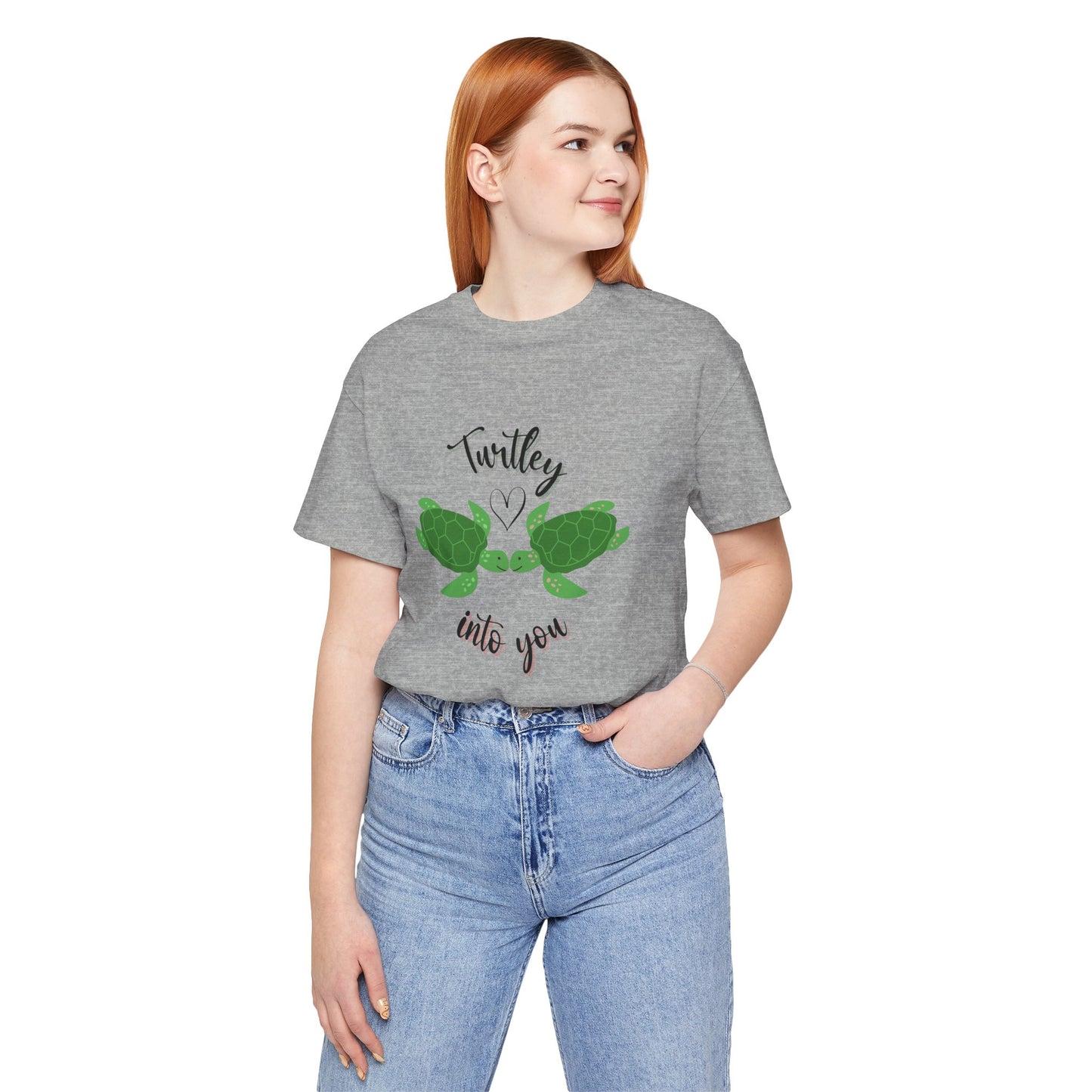 Unisex Cute Turtle Lover Turtley Into You T-Shirt