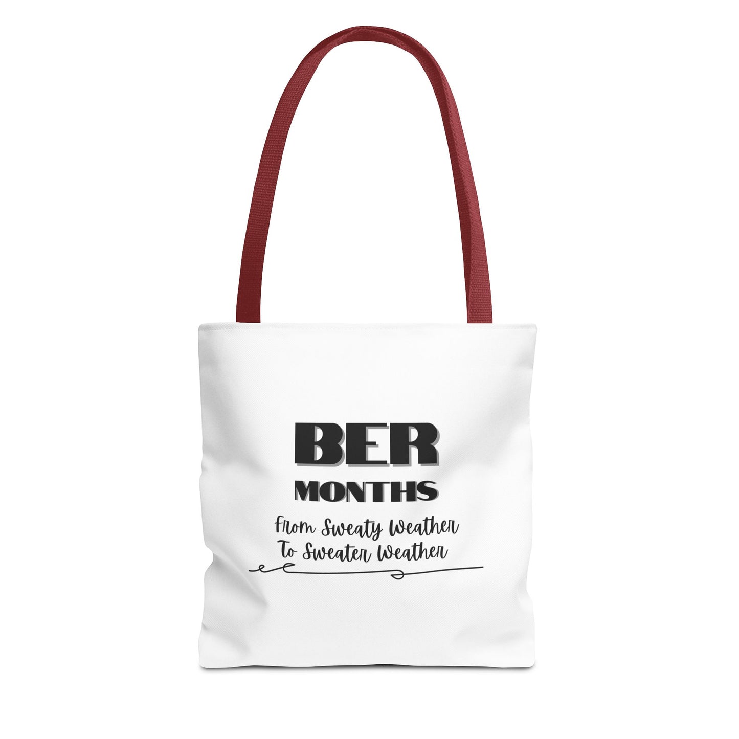 Unisex BER Months Tote Bag Autumn Fall September October November December Tote Bag Favorite Months Tote Bag