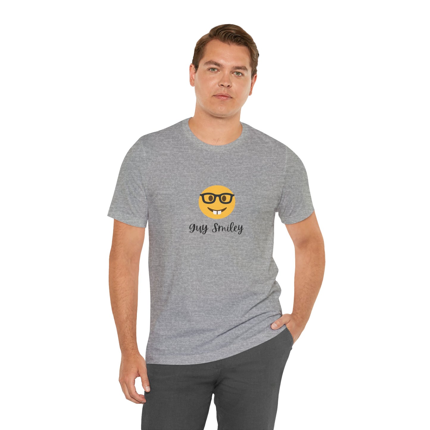 Unisex Jersey Short Sleeve Guy Smiley T-Shirt