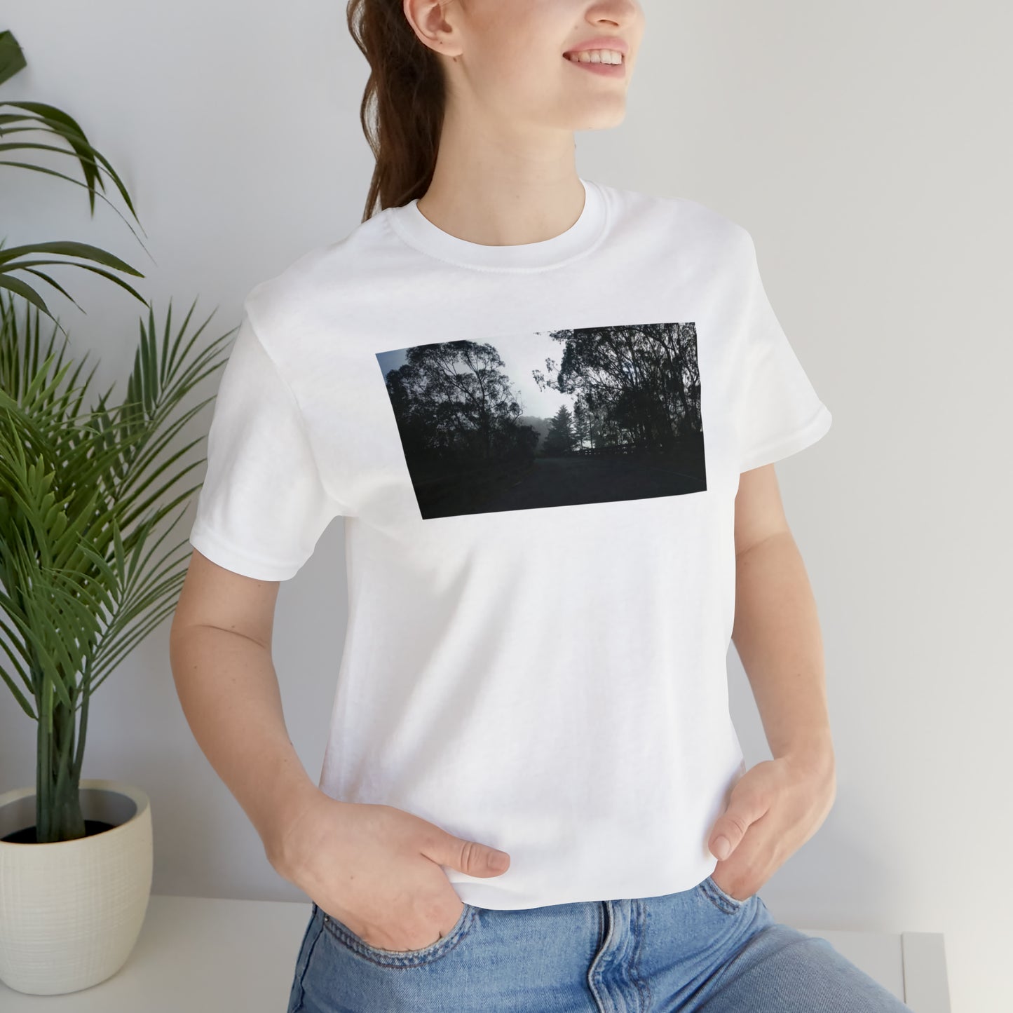 Unisex Travel T-Shirt, Scenic Ride I-280 On-ramp SF