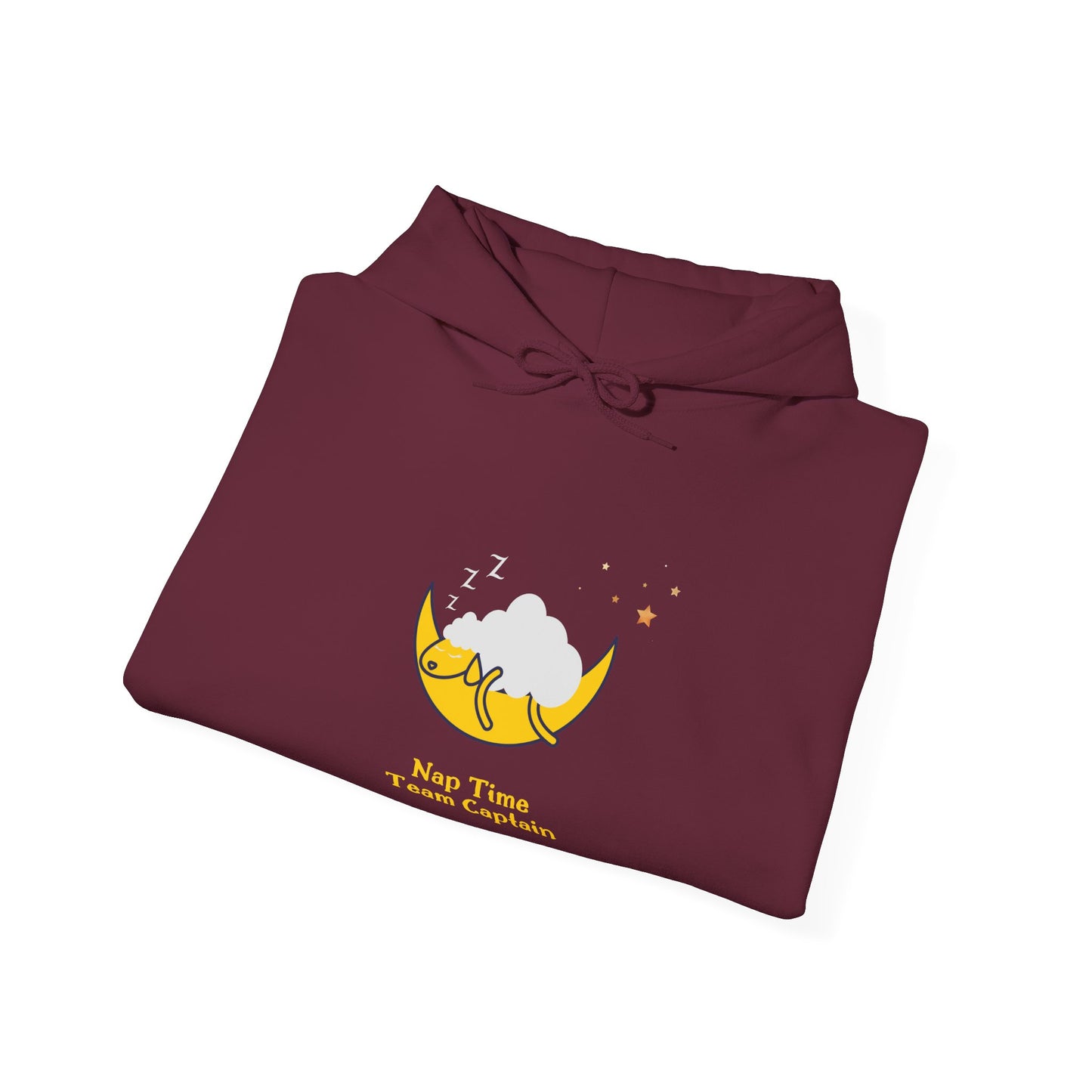 Unisex Heavy Blend™ Nap Time Team Captain Hooded Sweatshirt