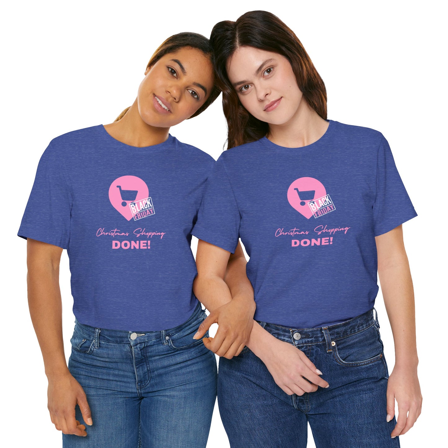 Unisex Jersey Short Sleeve Black Friday Christmas Shopping T-Shirt