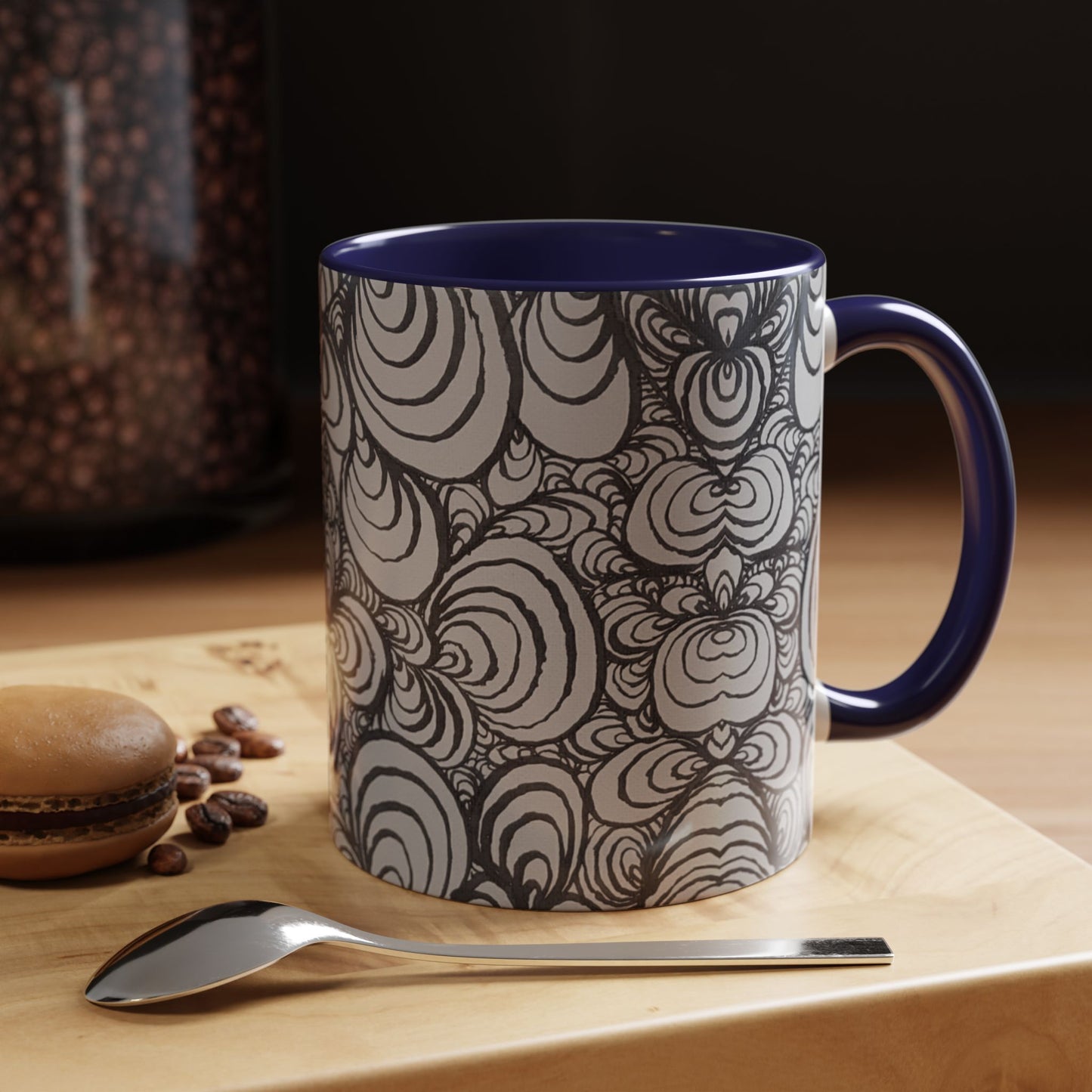 11oz/15oz Original Line Art Mug - Puzzle Panels 1
