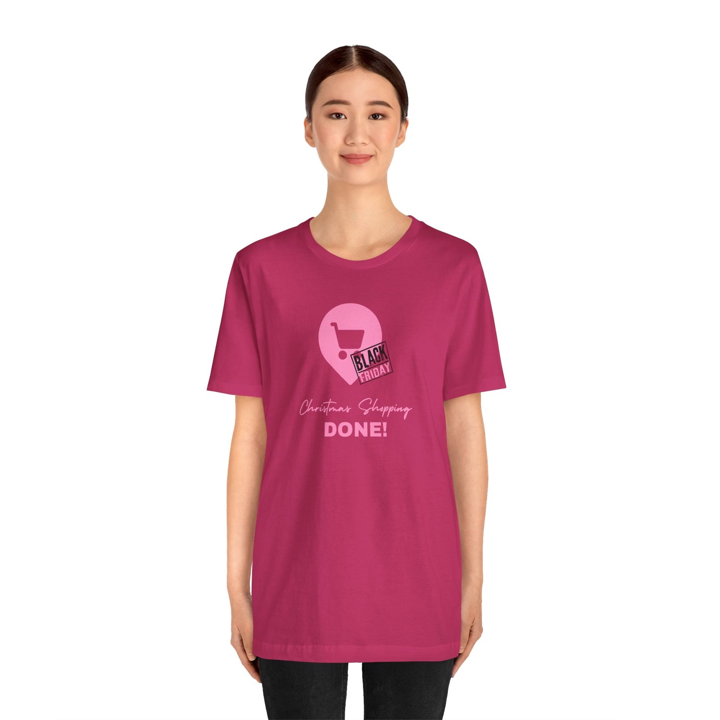 Unisex Jersey Short Sleeve Black Friday Christmas Shopping T-Shirt