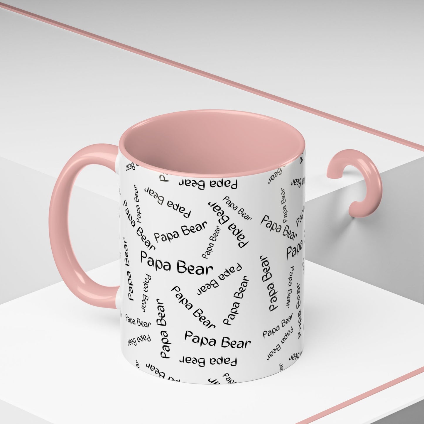 11oz/15oz Papa Bear Word Scramble Coffee Mug