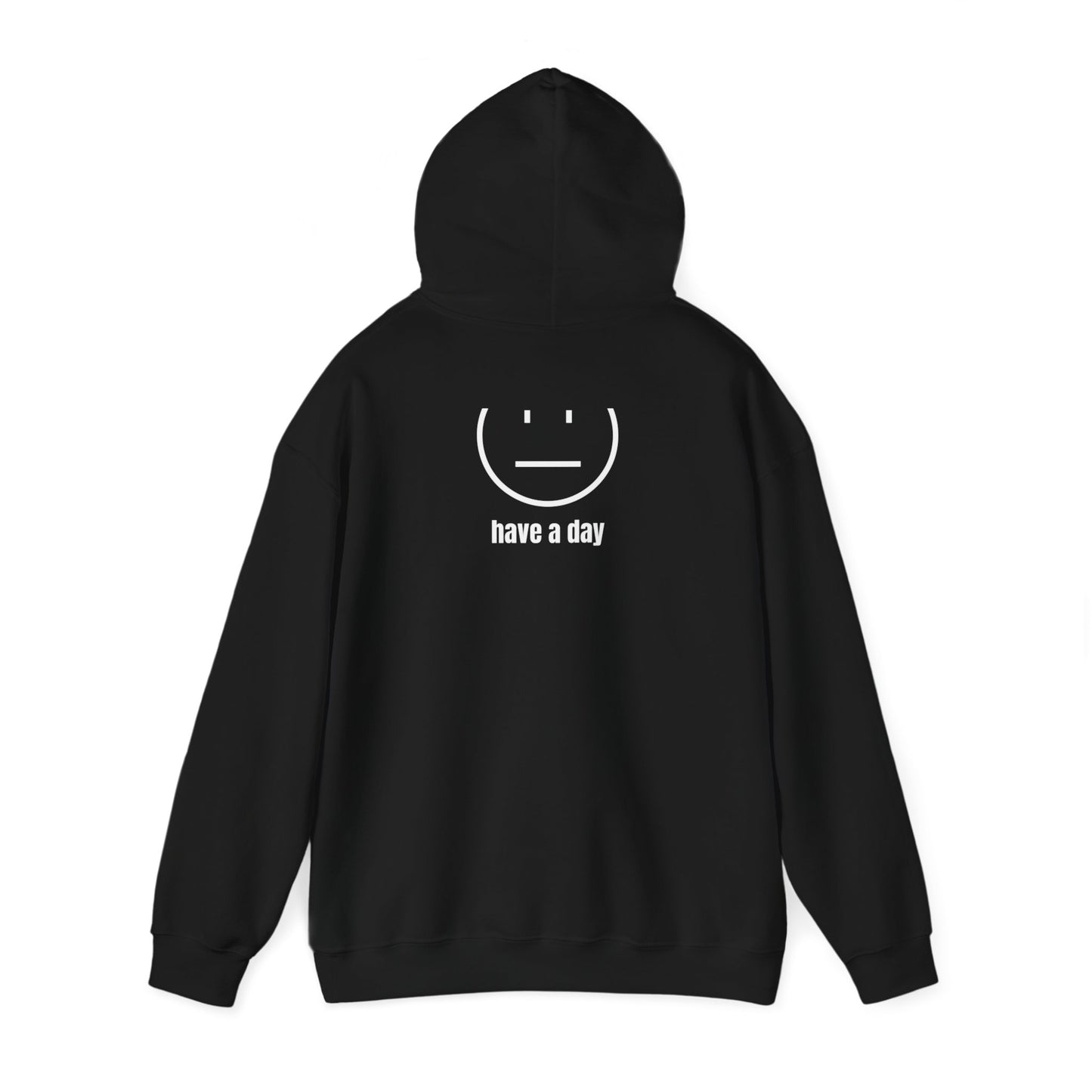 Unisex Heavy Blend™ Straight Face Have A Day Hooded Sweatshirt