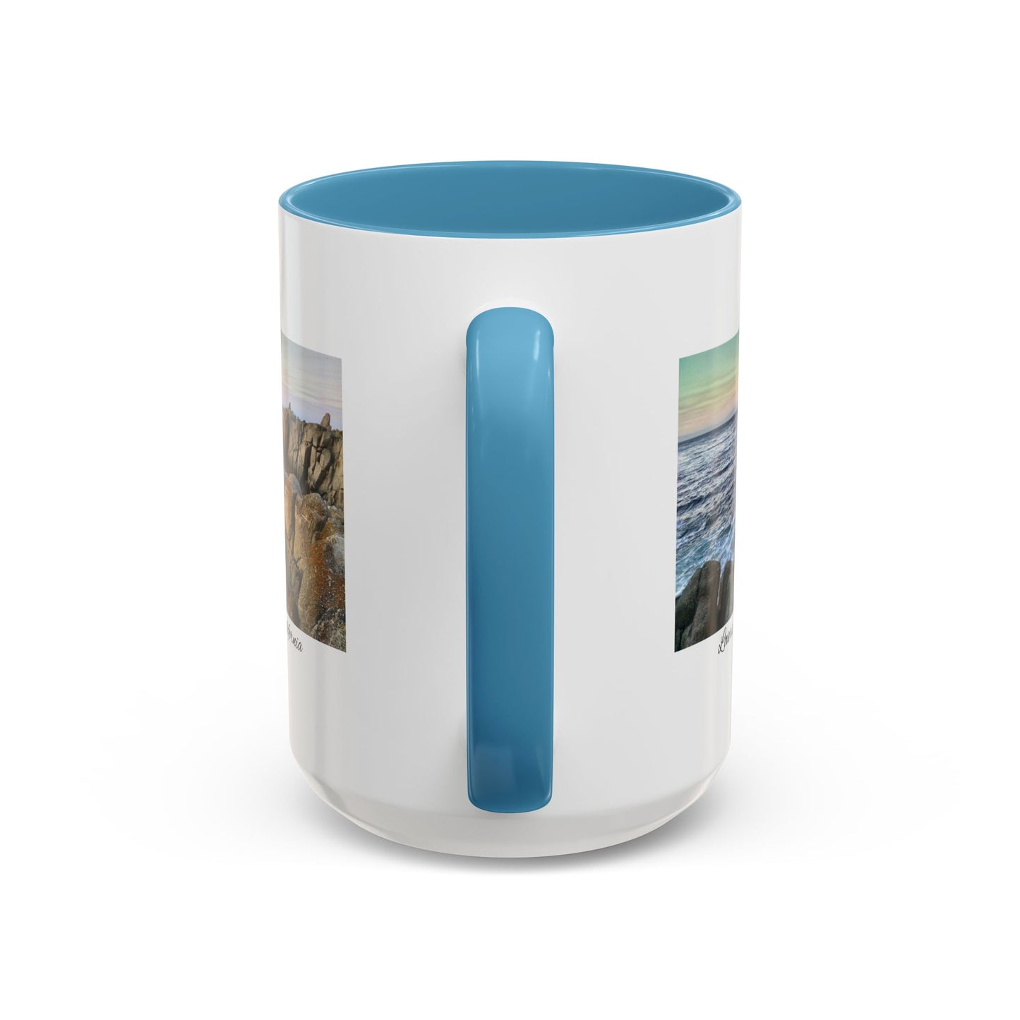 11oz/15oz Ocean View Travelers Coffee Mug Lovers Point, Monterey California San Francisco Bay Area Keepsake