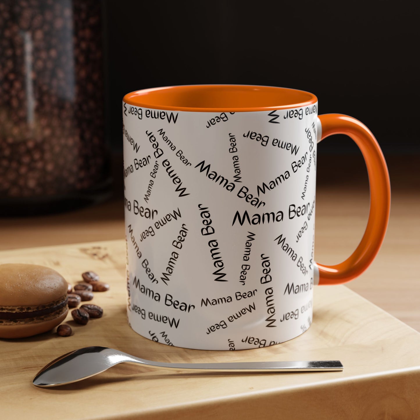 11oz /15oz Mama Bear Word Scramble Coffee Mug