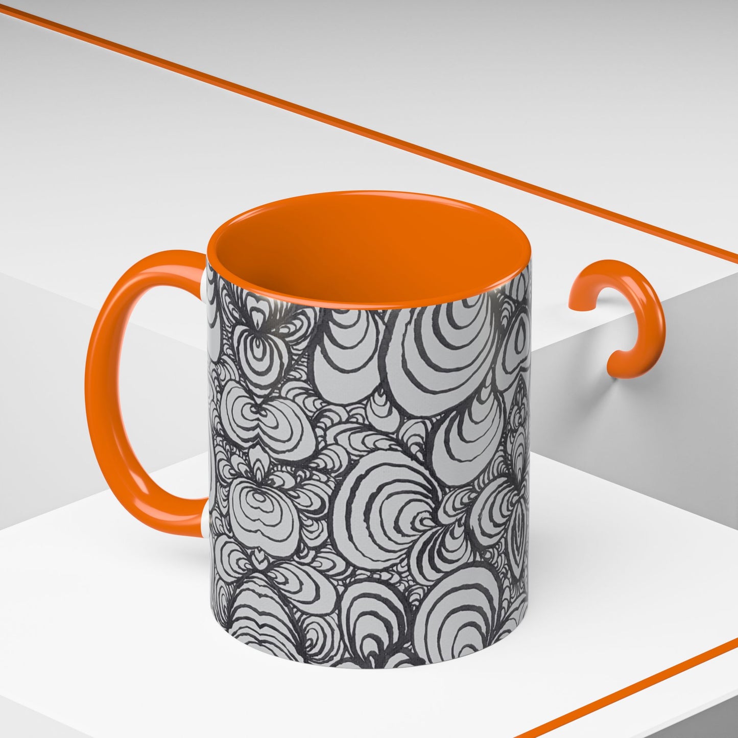 11oz/15oz Original Line Art Mug - Puzzle Panels 1