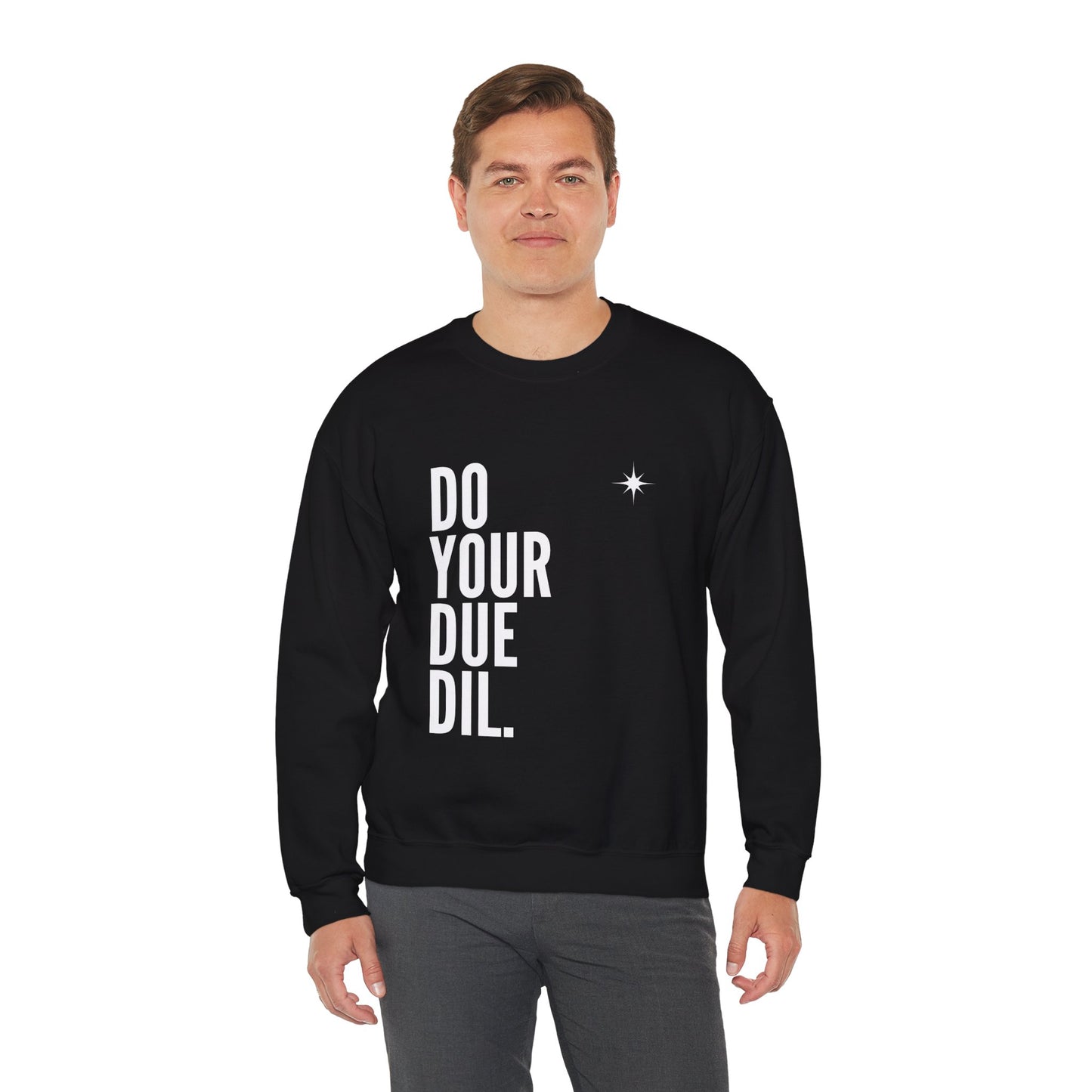 Unisex Heavy Blend Crewneck Due Your Due Diligence Sweatshirt