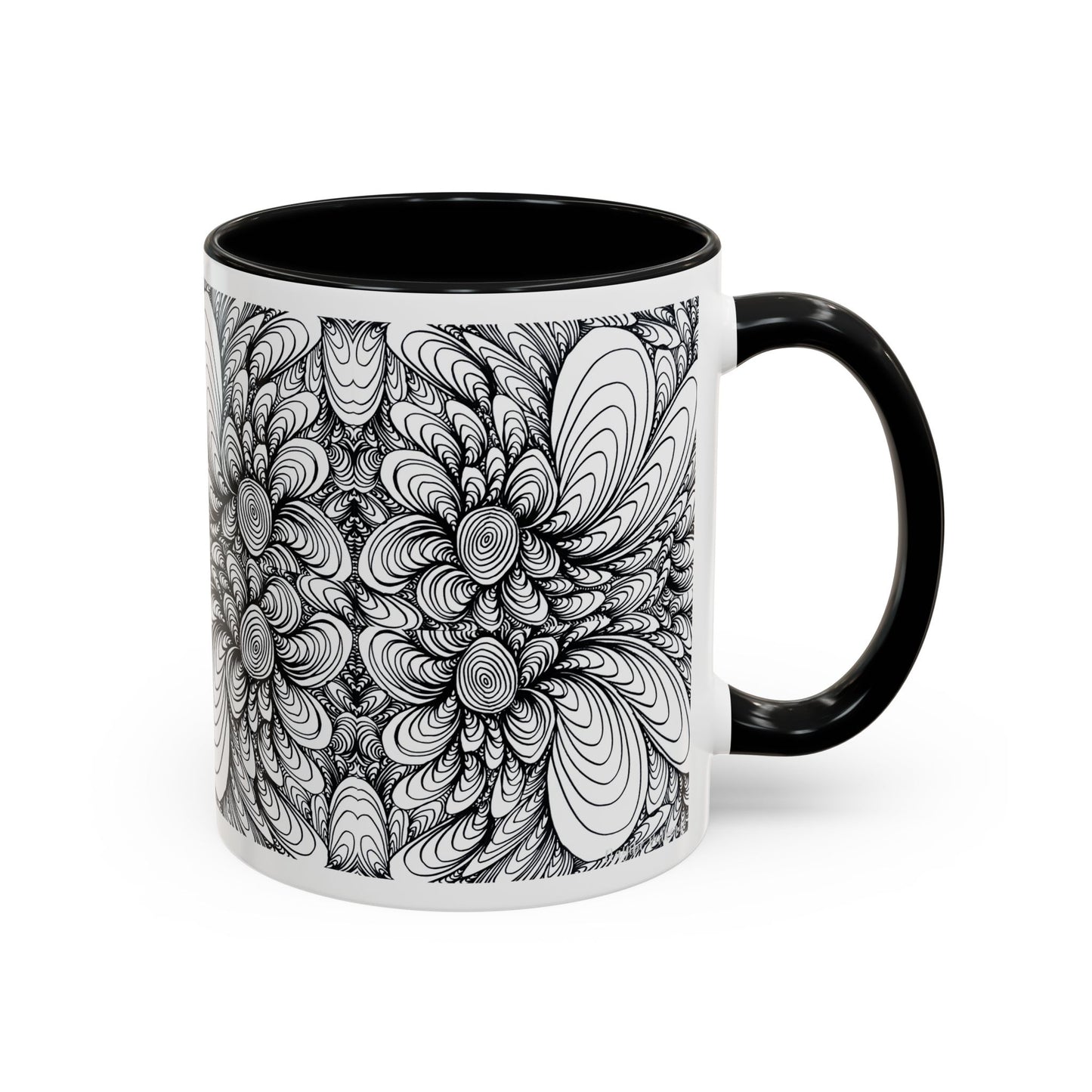 11oz/15oz Original Line Art Mug - Blooms