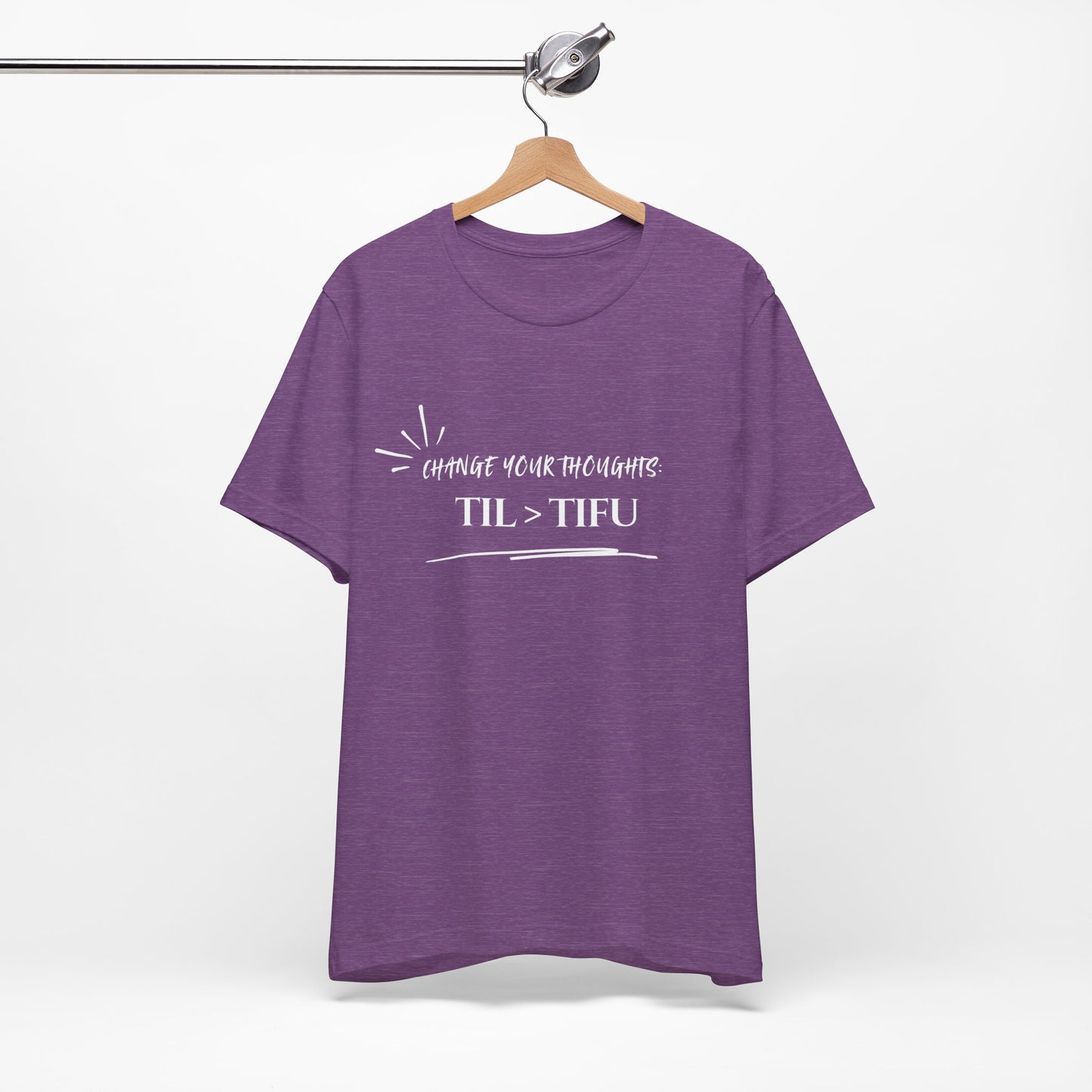 Unisex Self Love Positive Self Talk and Thoughts Mental Health Awareness and Positivity T-Shirt TIL>TIFU