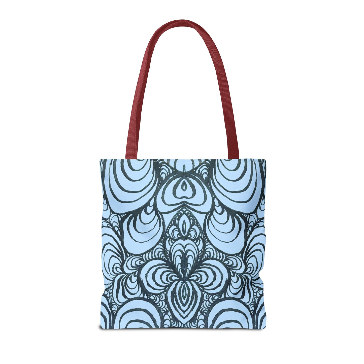 Unisex Original Line Art - All Over Print Tote Bag - Puzzle Panels 1 Color Pop Polar